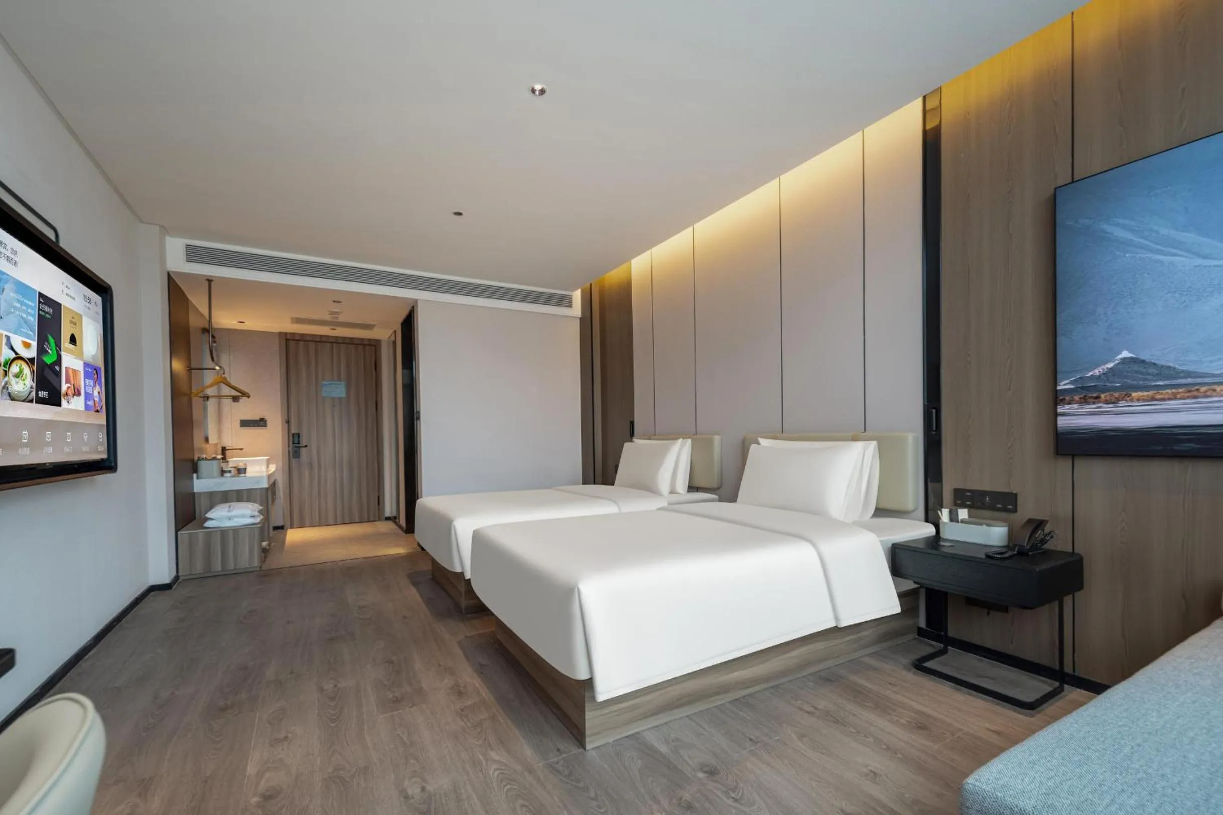 Bed in Atour Hotel Anji Longshan
