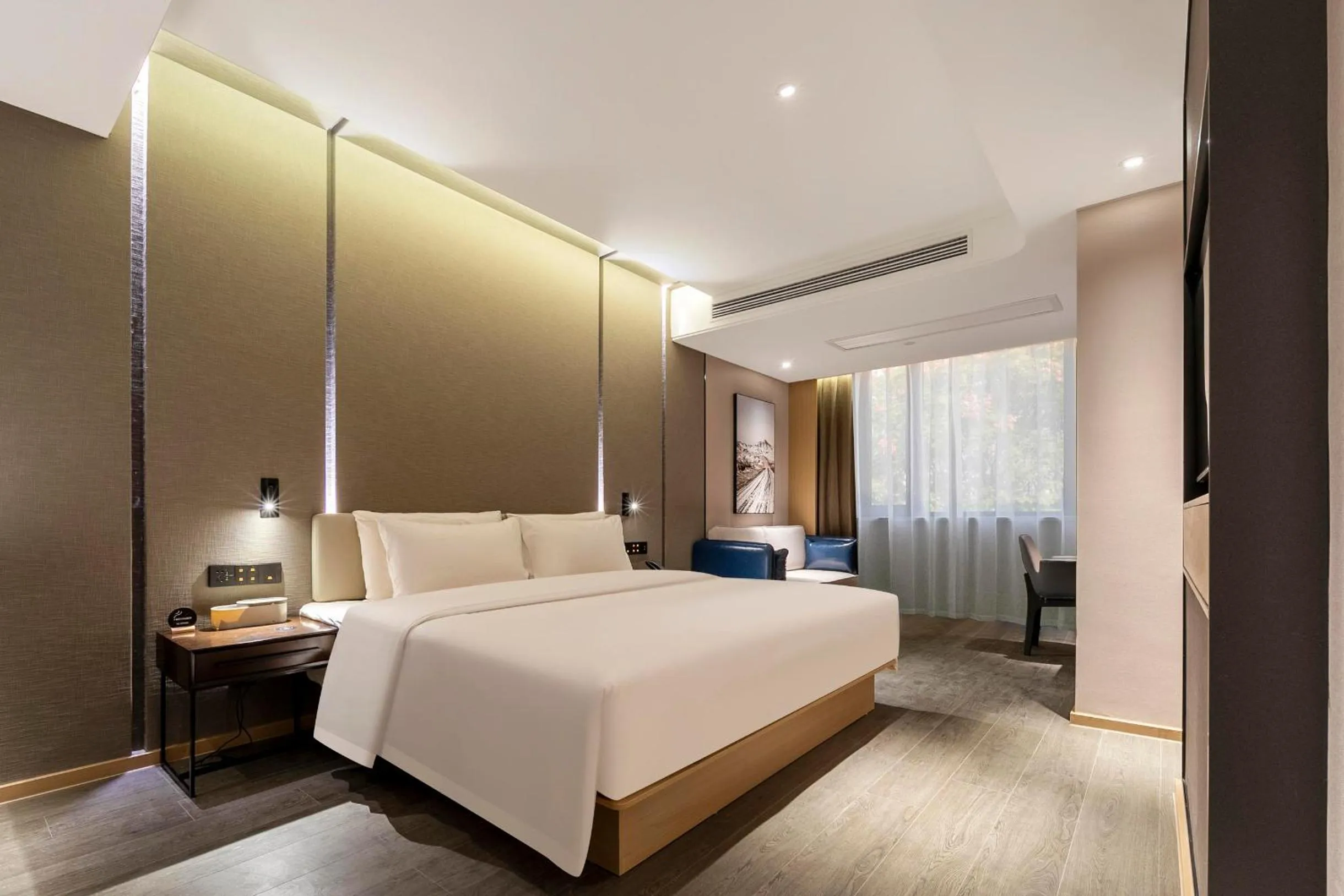 Bed in Atour Hotel Shaoxing Heqiao