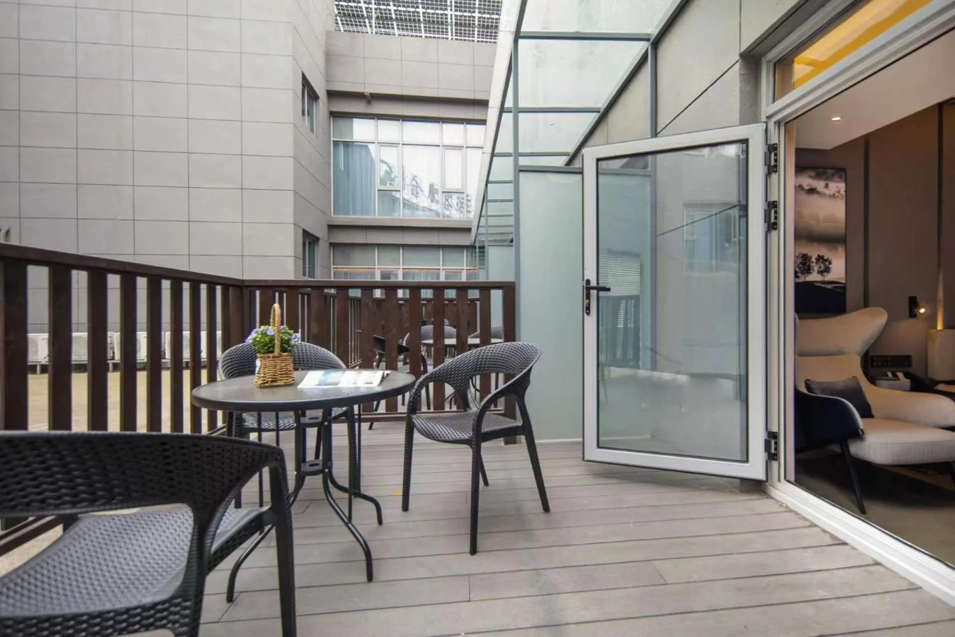 Balcony/Terrace in Atour Hotel Hefei North Square South Station