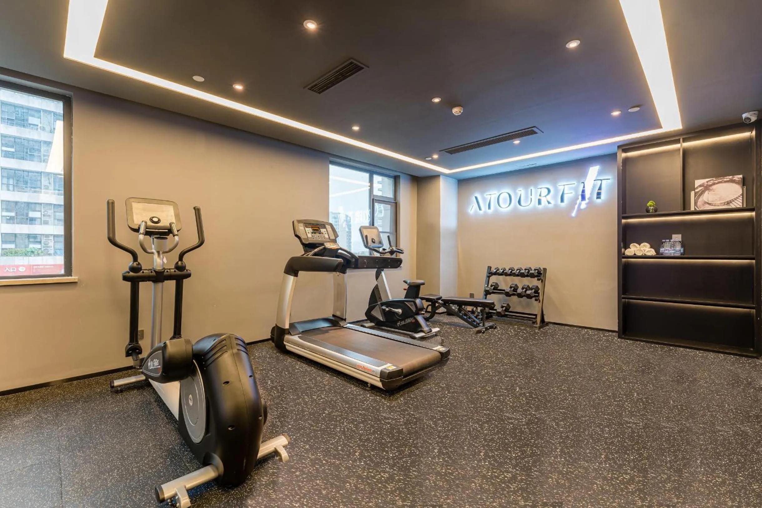 Fitness centre/facilities in Atour Hotel Xiamen Airport Wuyuan Bay