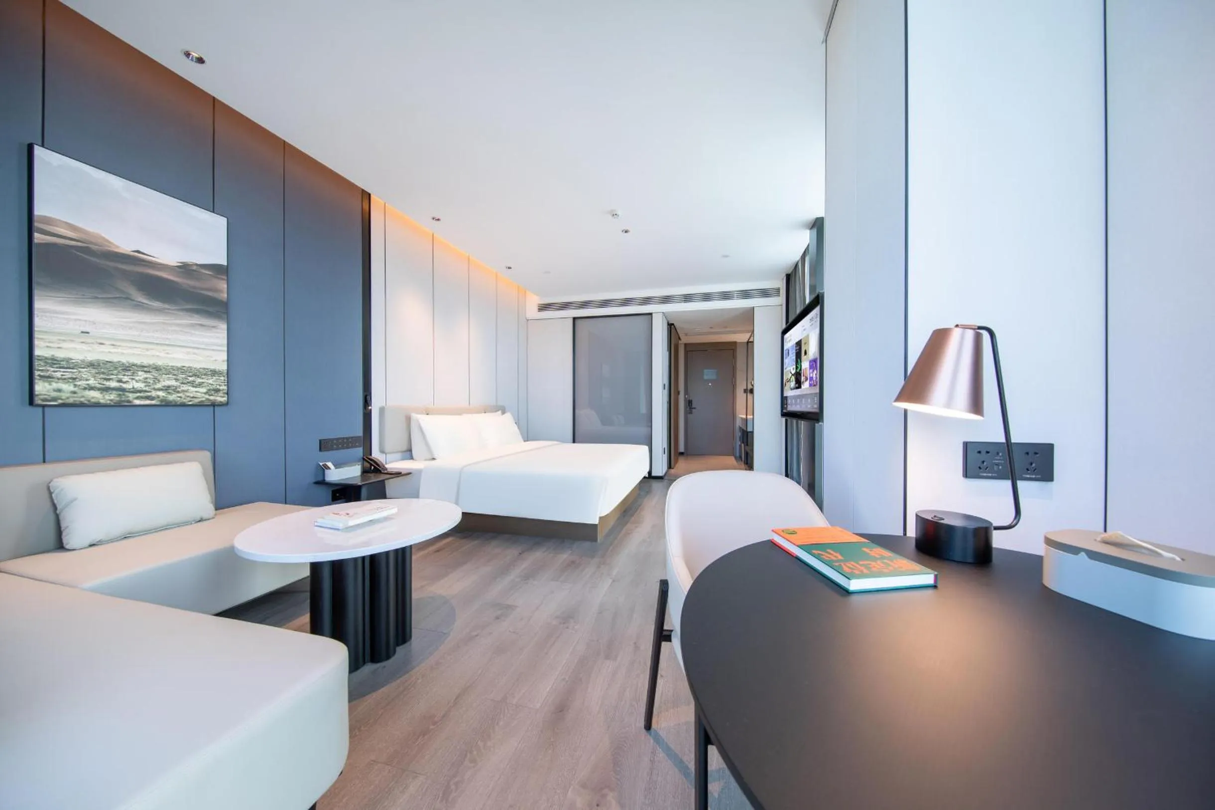 Seating area in Atour Hotel Guangzhou Huangpu Development Zone Baoying