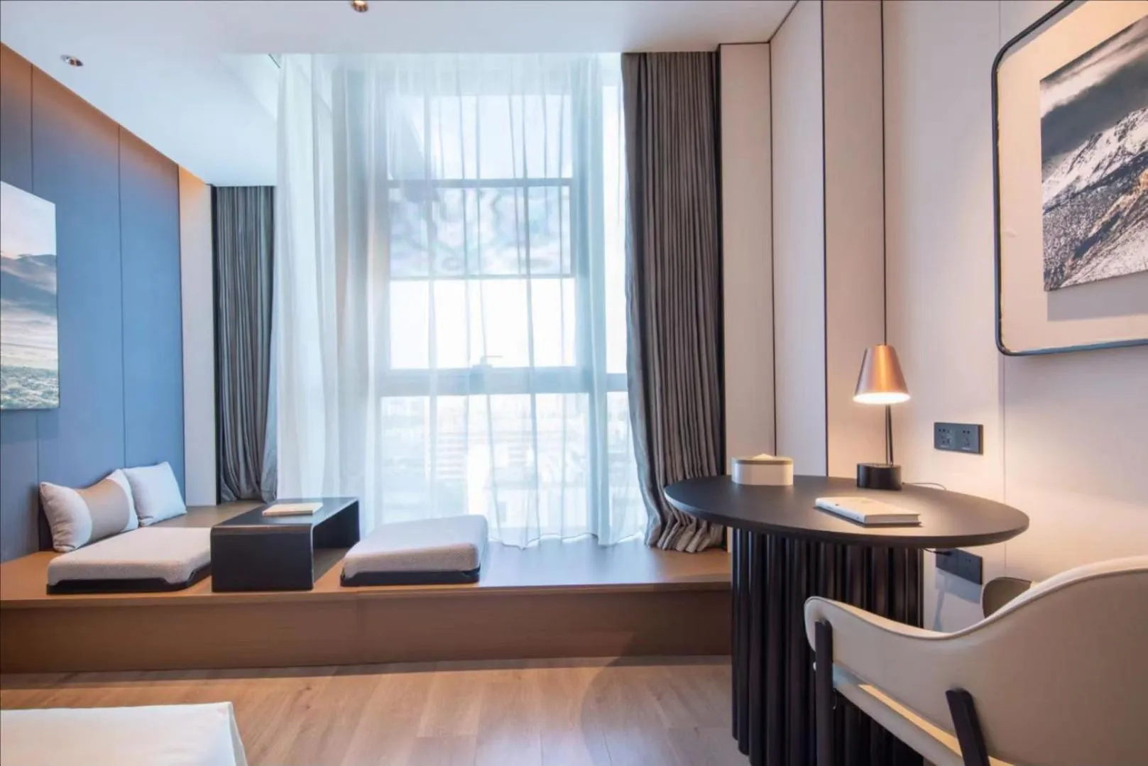 Seating area in Atour Hotel Guangzhou Huangpu Development Zone Baoying