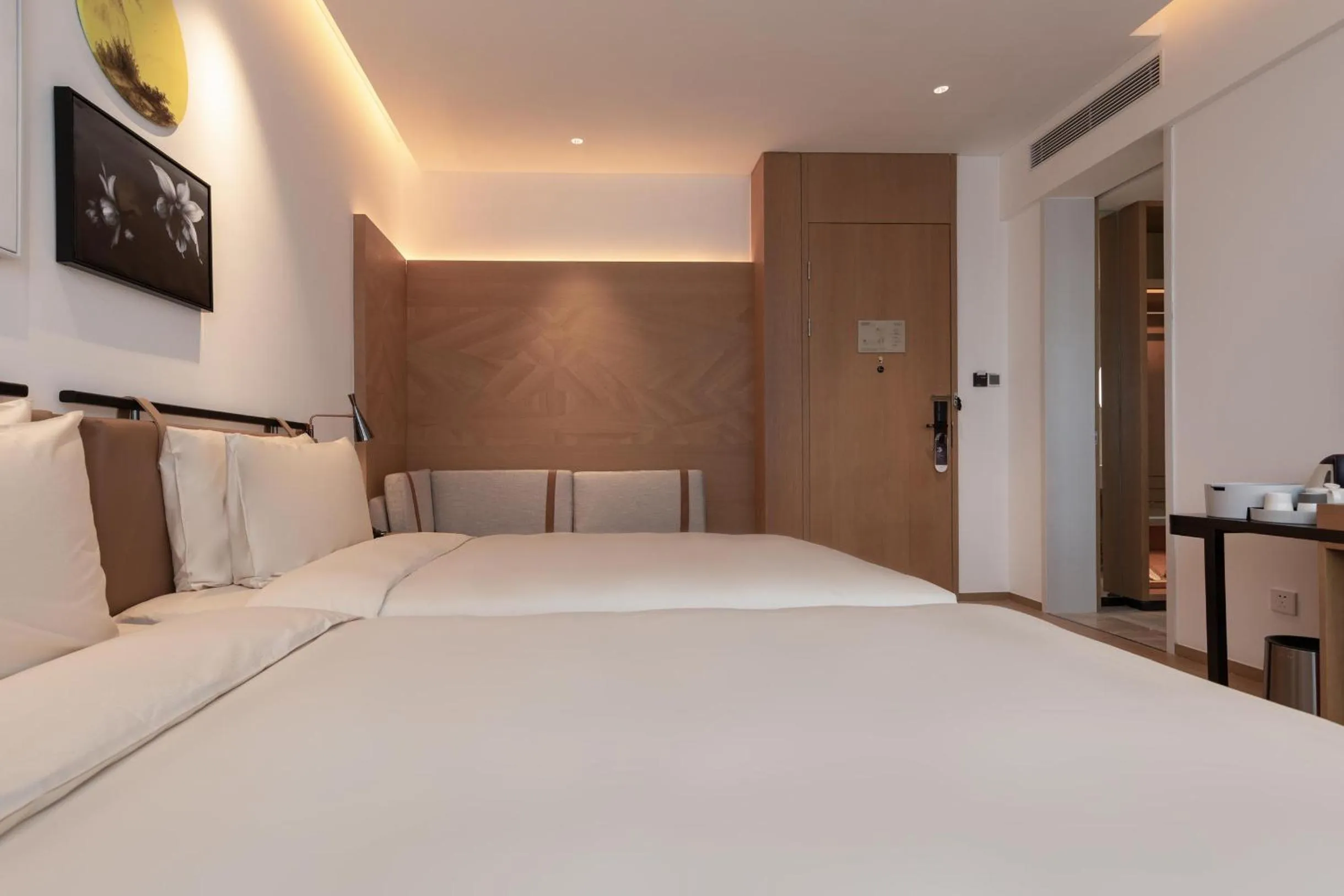 Bed in Atour Hotel Shenzhen Nanshan Vanke Yuncheng