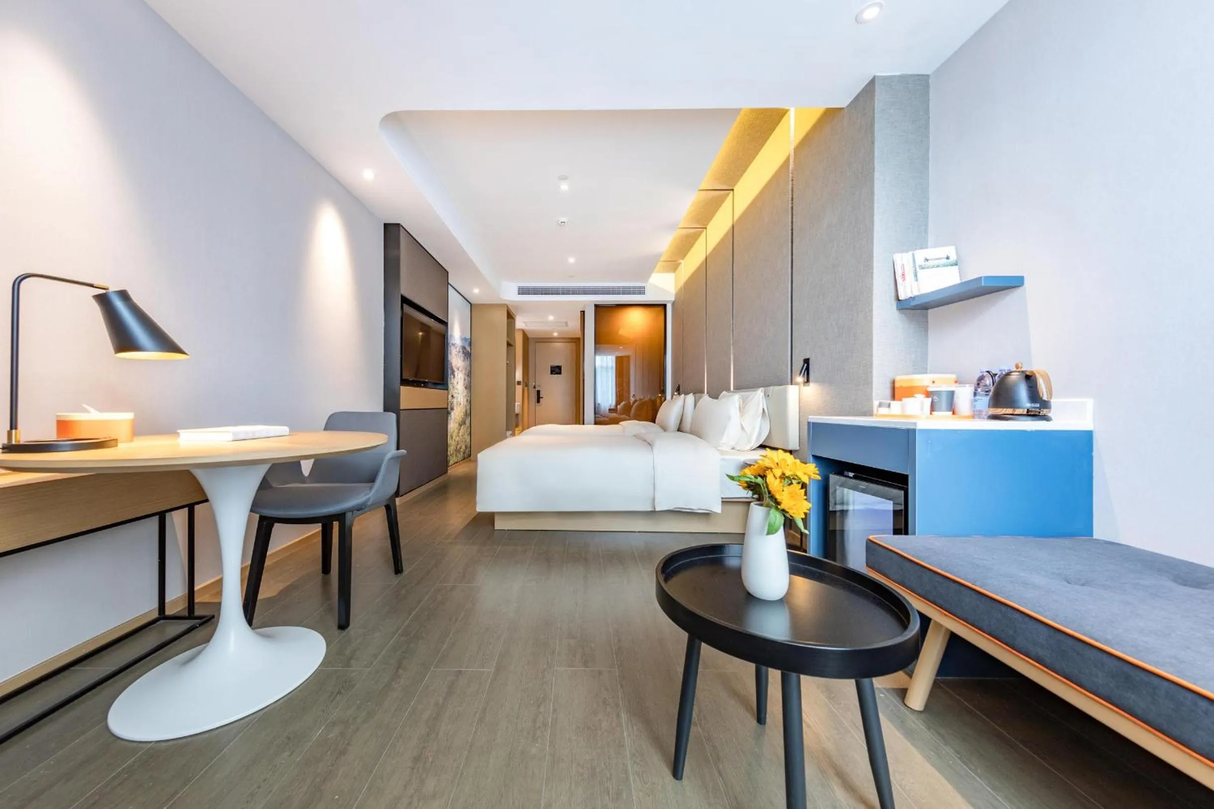 Bed in Atour Hotel Kunming Cuihu