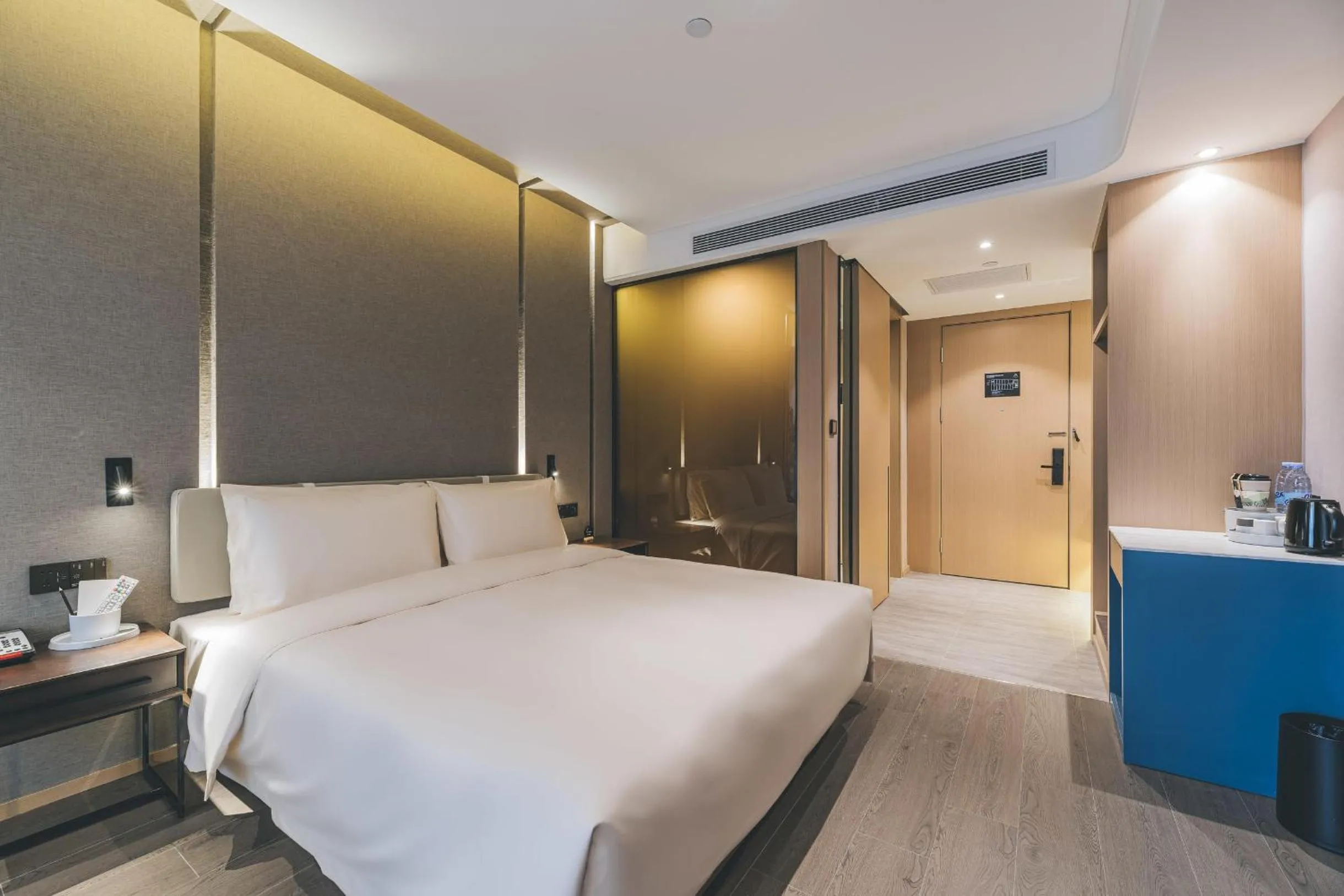 Bed in Atour Hotel Lanzhou Dongfanghong Plaza