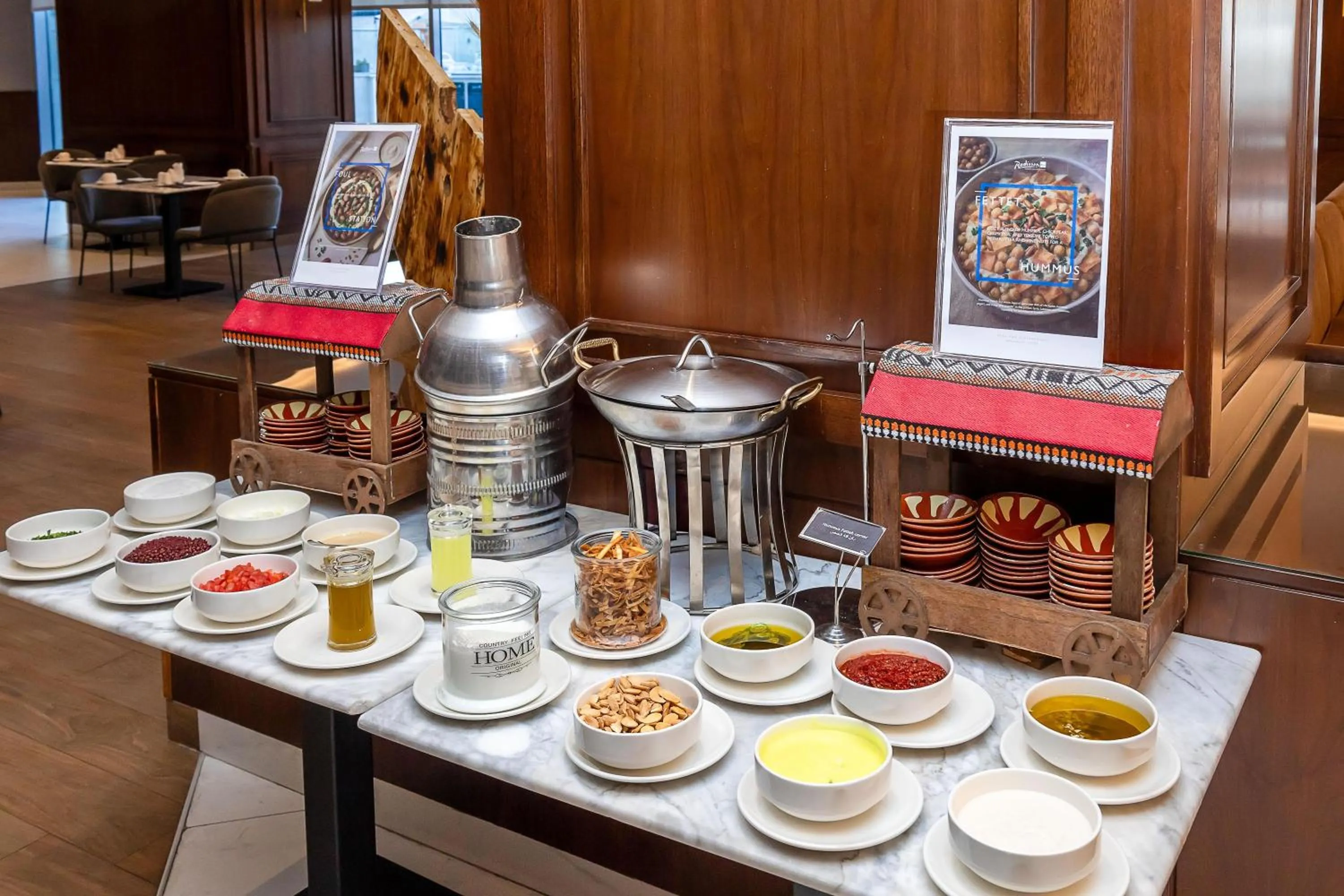 Breakfast in Radisson Blu Hotel, Amman Galleria Mall