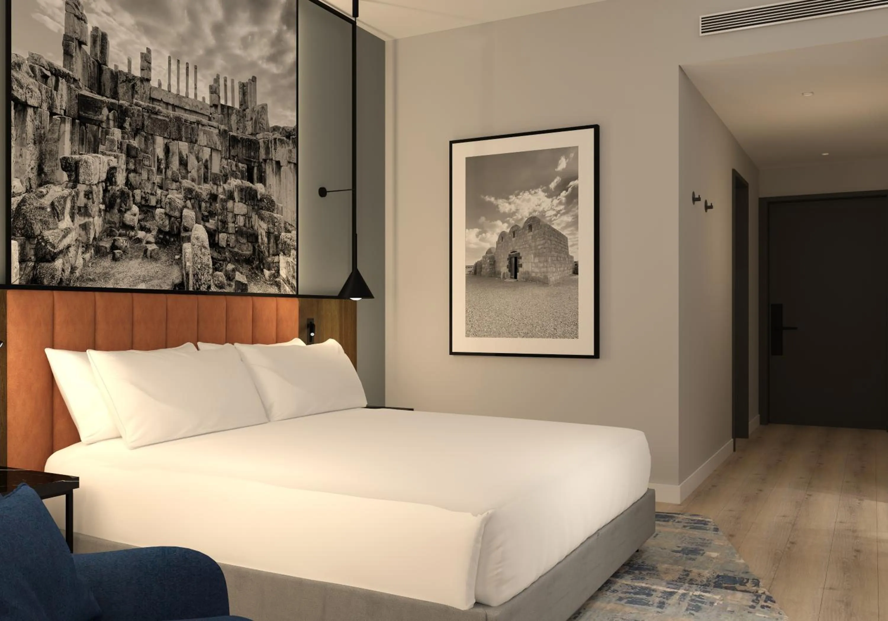 Bed in Radisson Blu Hotel, Amman Galleria Mall