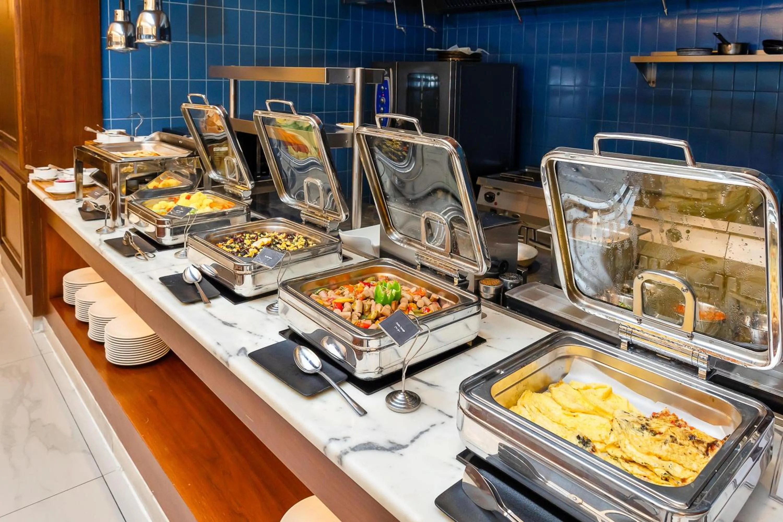 Breakfast in Radisson Blu Hotel, Amman Galleria Mall