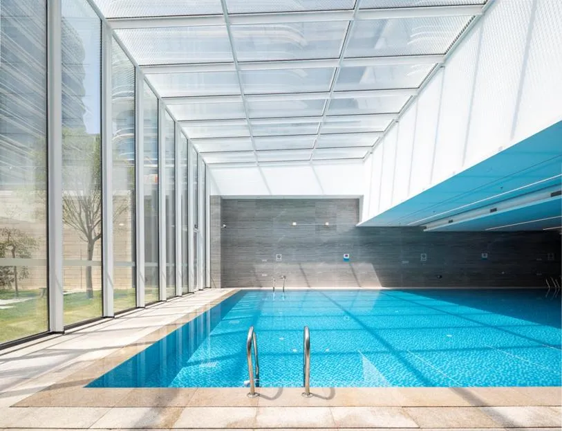 Swimming pool in Radisson Hotel, Beijing DaXing Airport