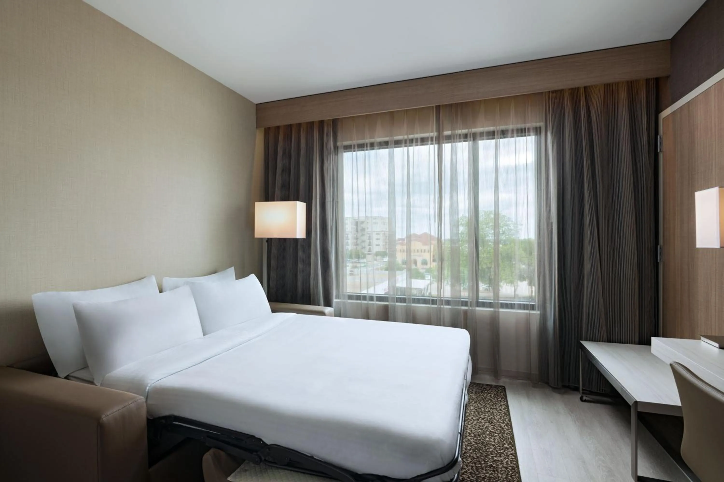 Photo of the whole room, Bed in AC Hotel by Marriott Waco Downtown