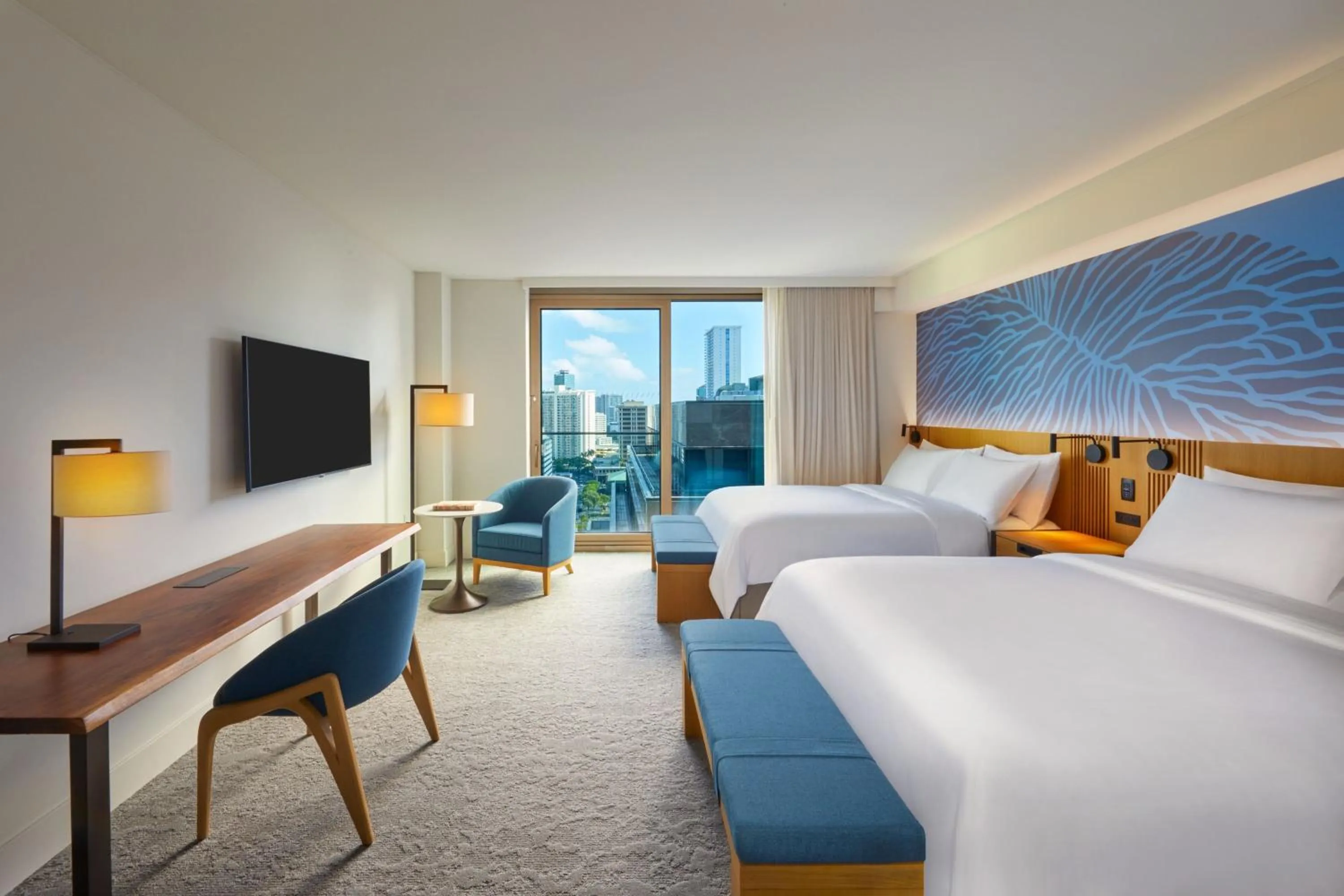 Photo of the whole room, Bed in Renaissance Honolulu Hotel & Spa