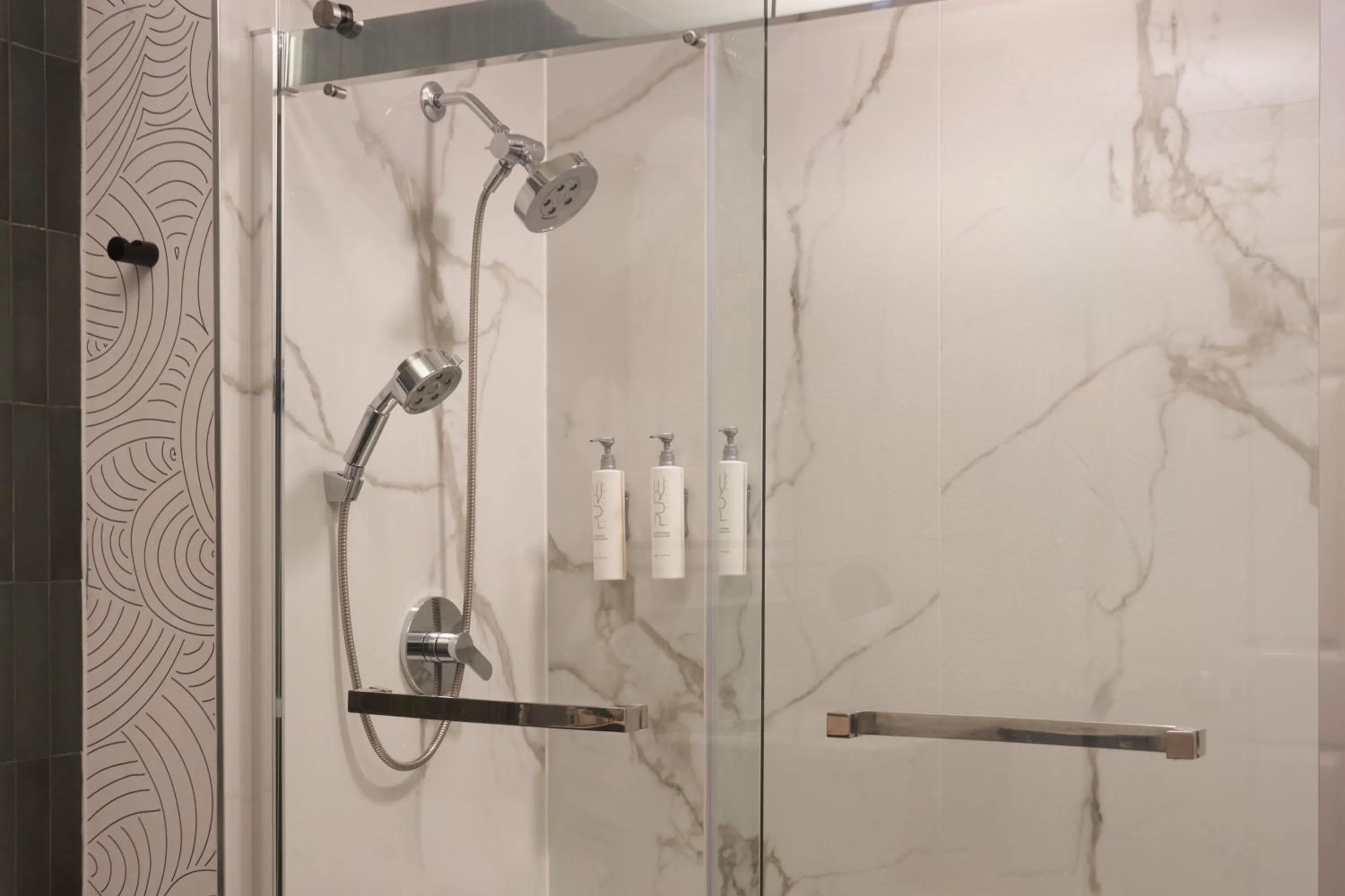 Bathroom in Hotel Vesper, Houston, a Tribute Portfolio Hotel