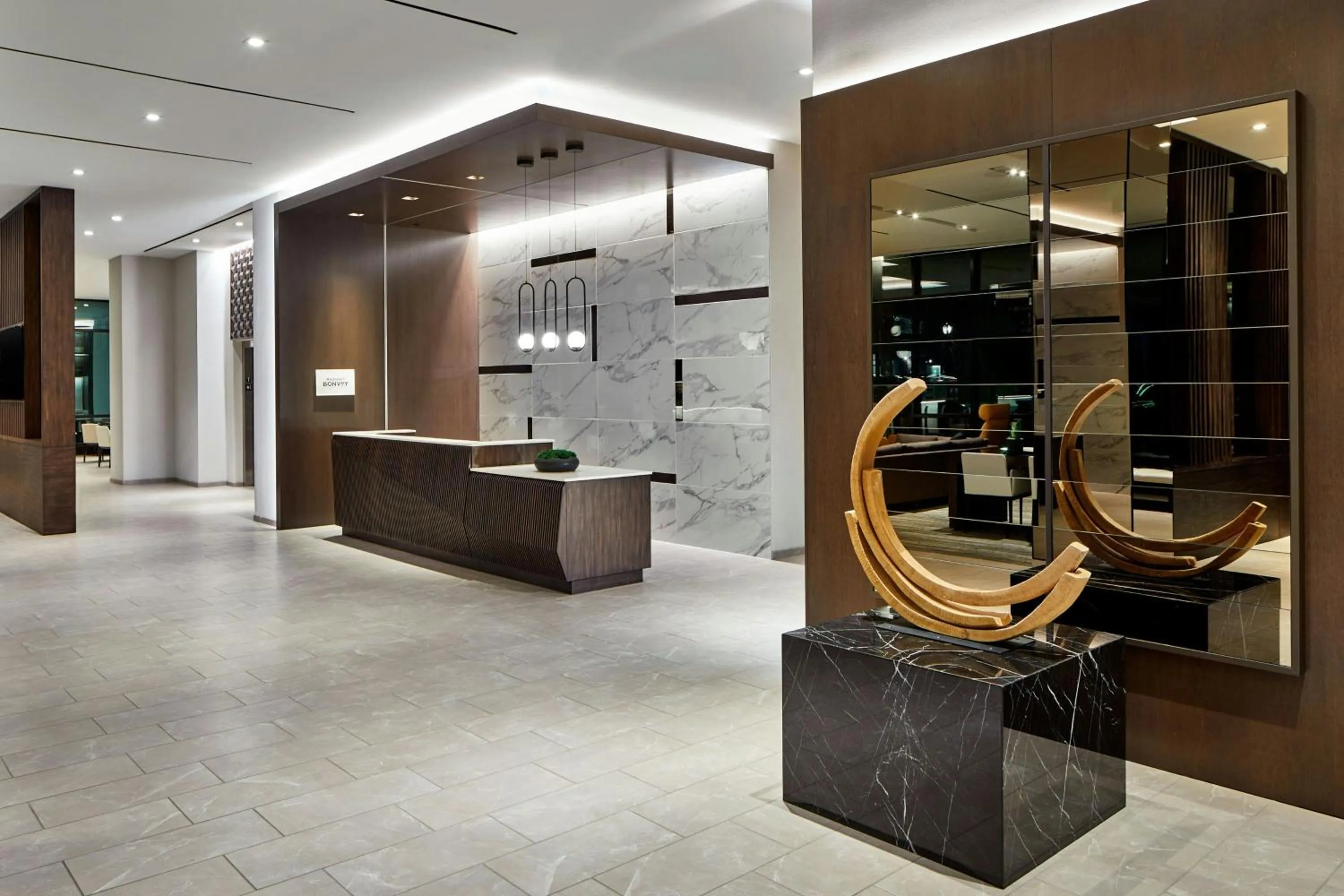 Lobby or reception in AC Hotel by Marriott Sacramento