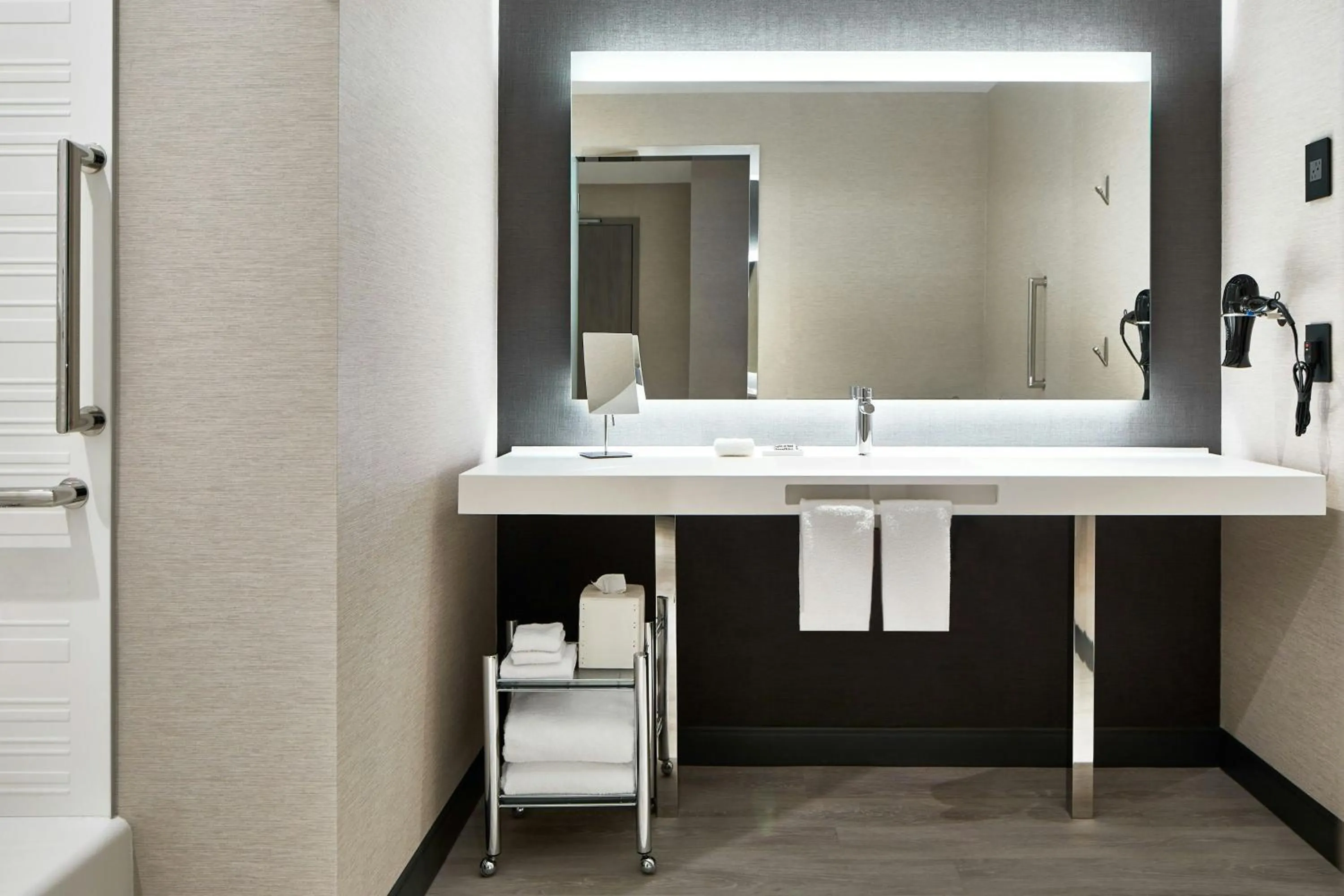 Bathroom in AC Hotel by Marriott Sacramento