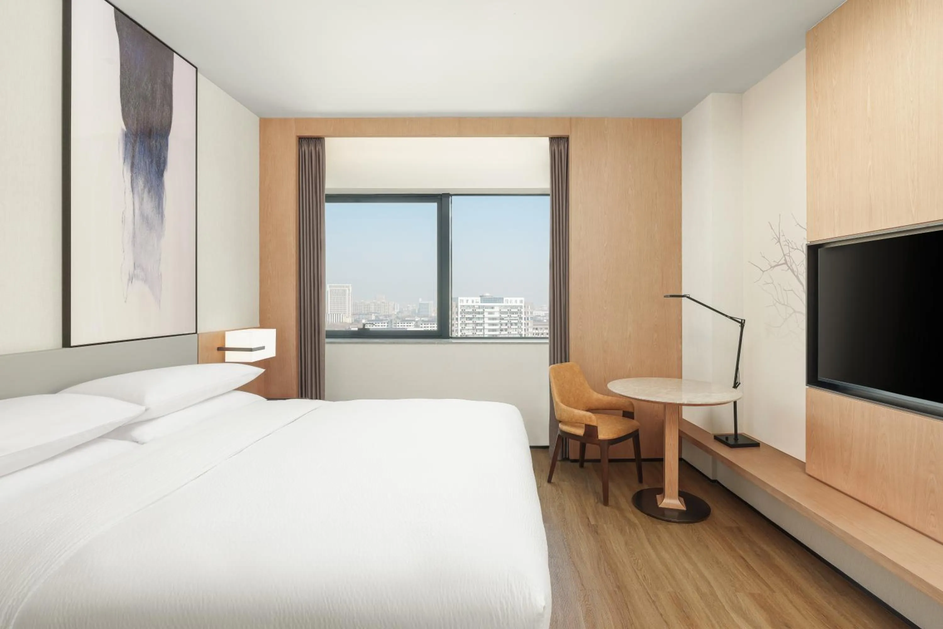 Bedroom, Bed in Fairfield by Marriott Pujiang