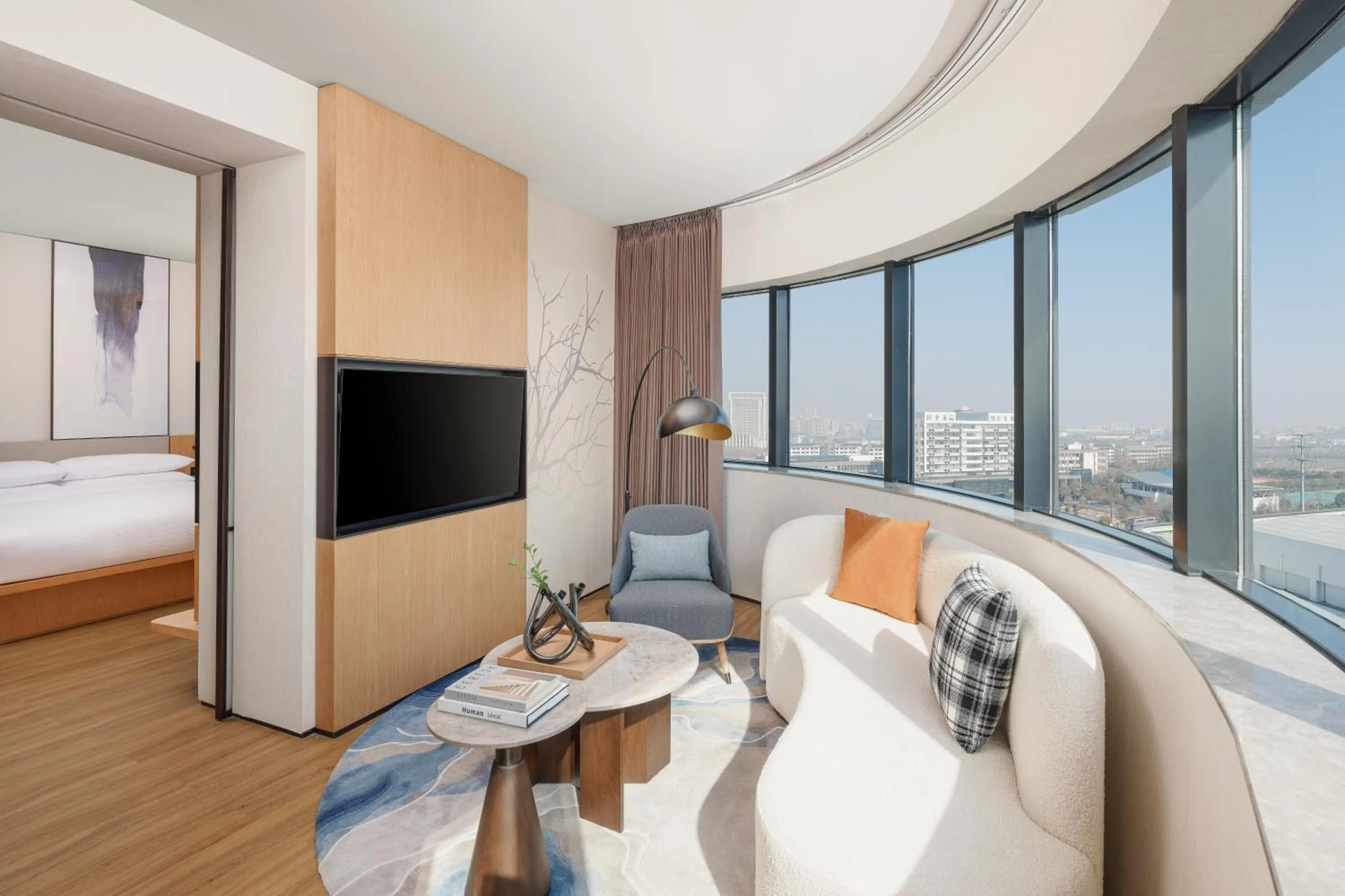 Living room, Bed in Fairfield by Marriott Pujiang