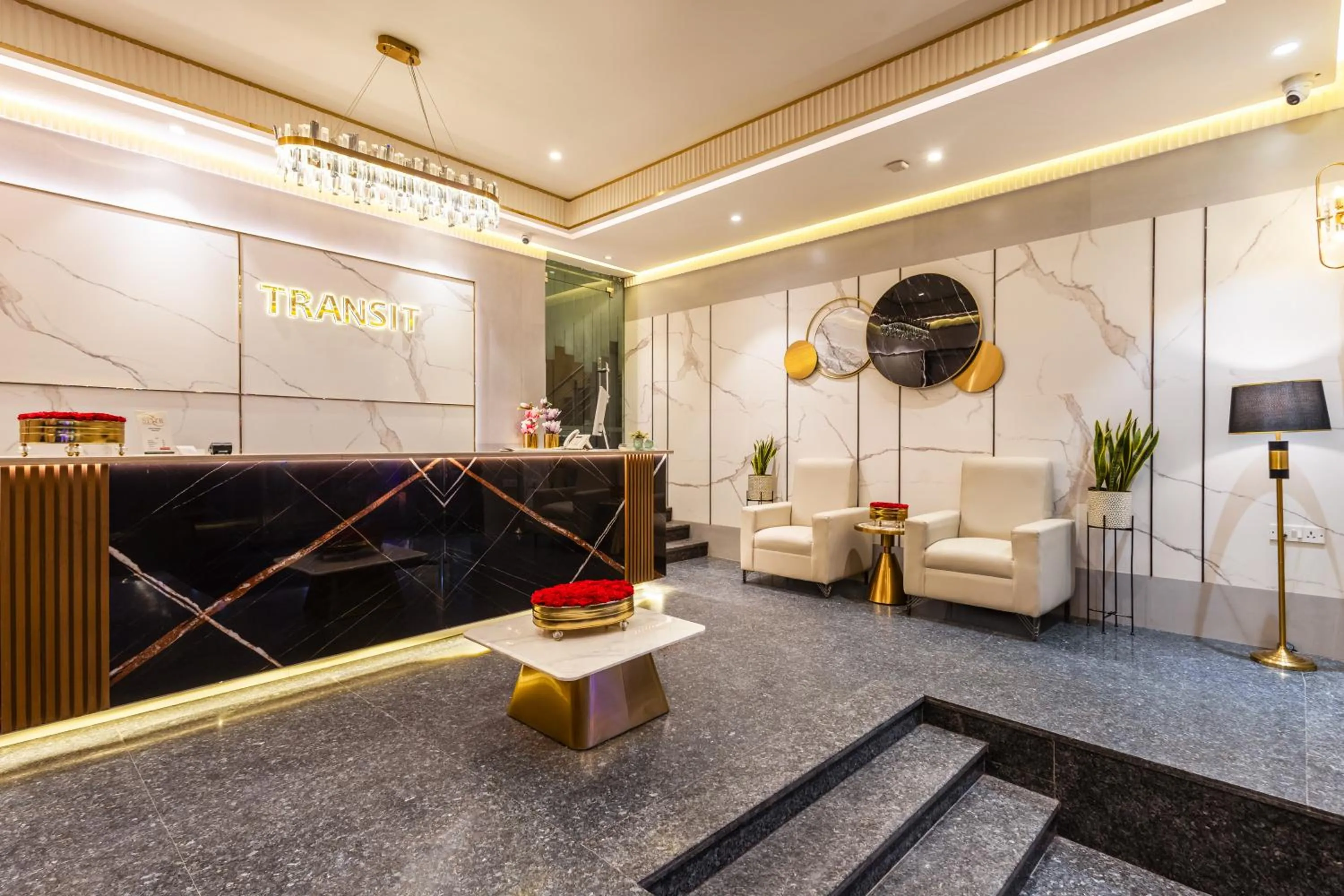 Lobby or reception in Hotel Transit International- Aerocity Delhi Airport