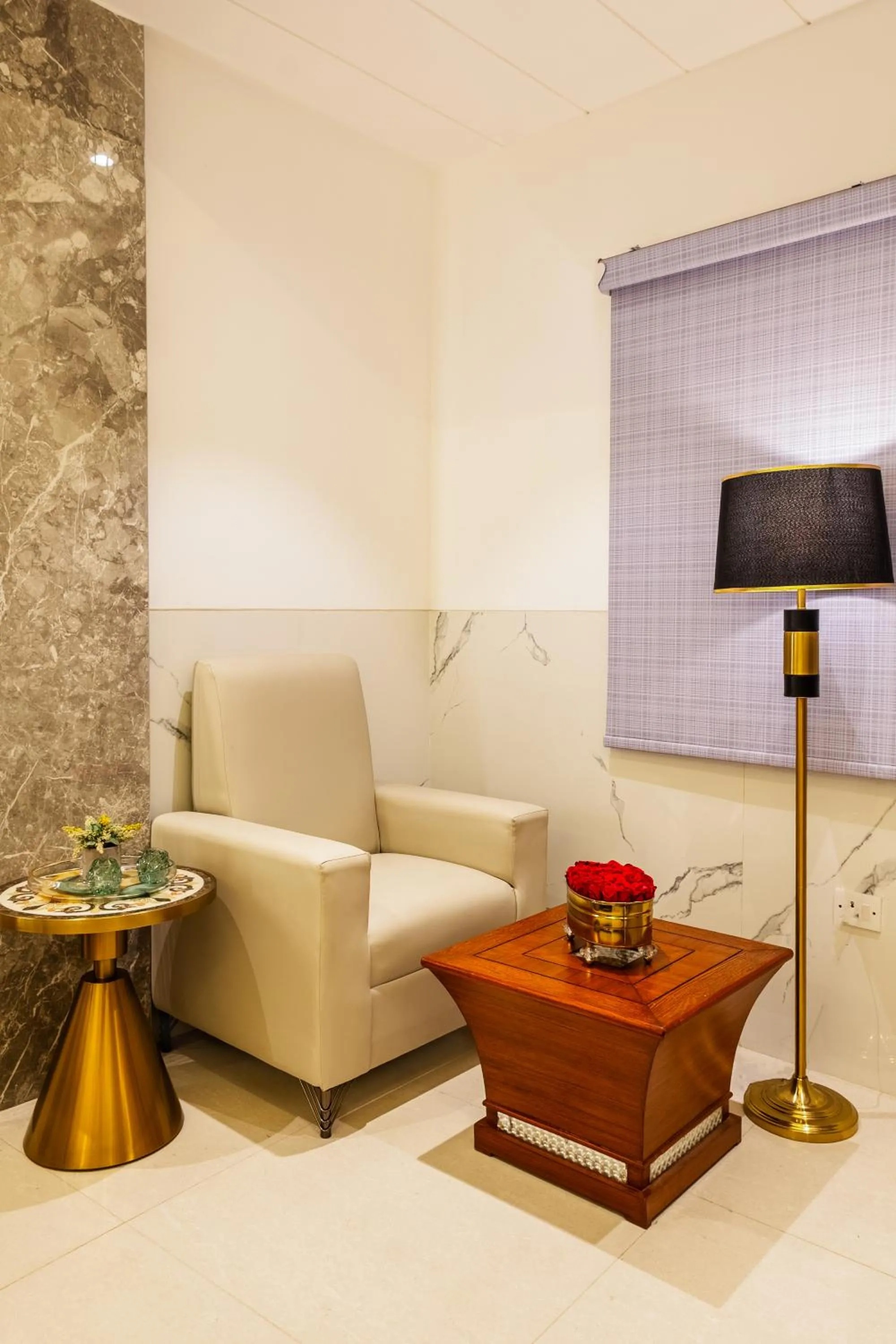 Seating area in Hotel Transit International- Aerocity Delhi Airport