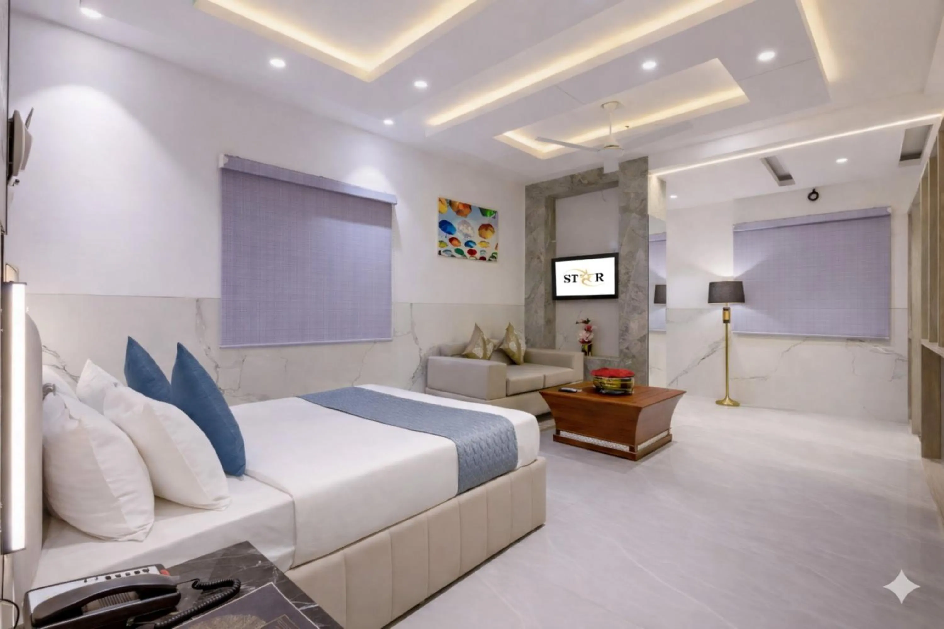 Photo of the whole room in Hotel Transit International- Aerocity Delhi Airport