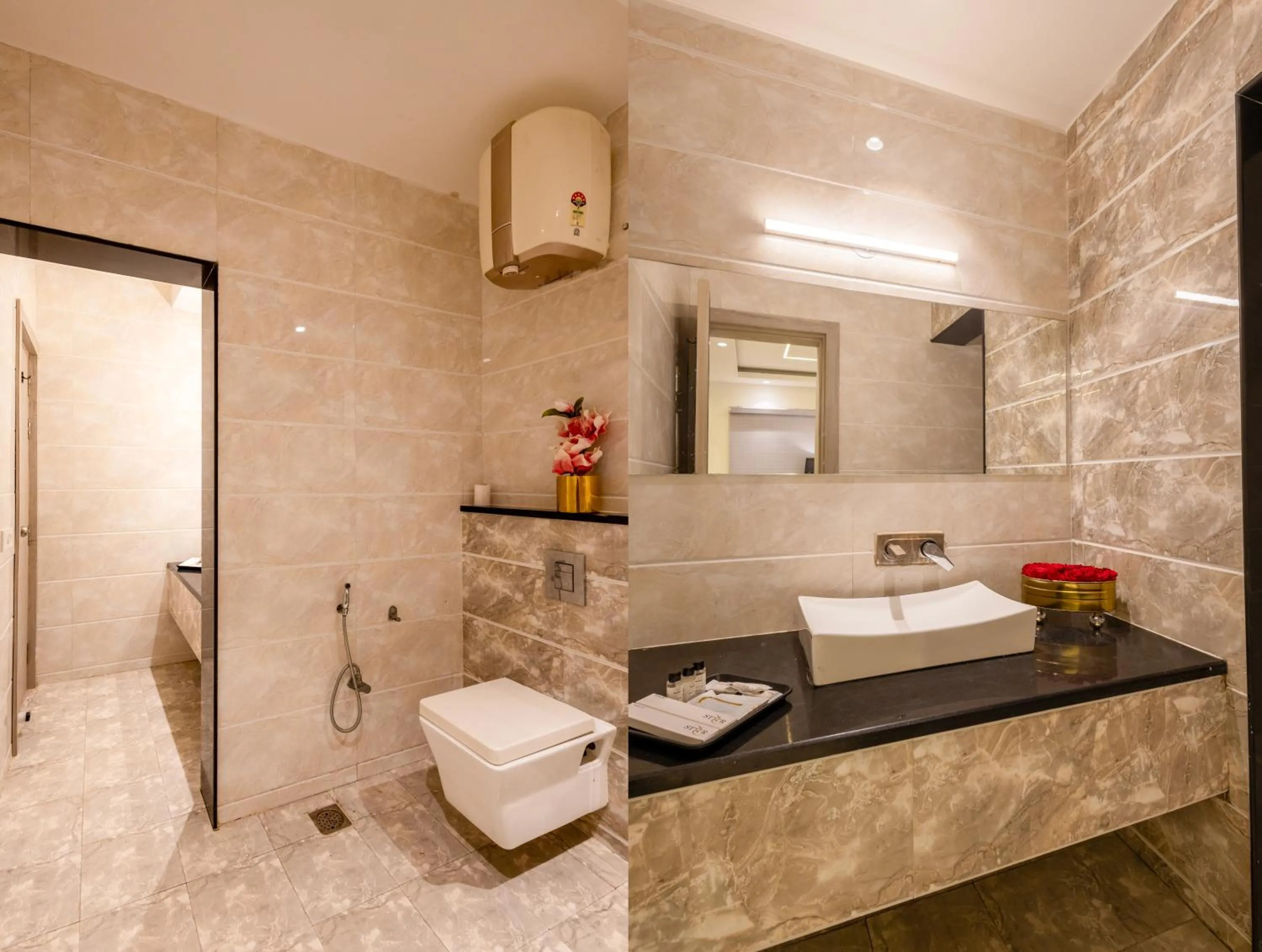 Bathroom in Hotel Transit International- Aerocity Delhi Airport