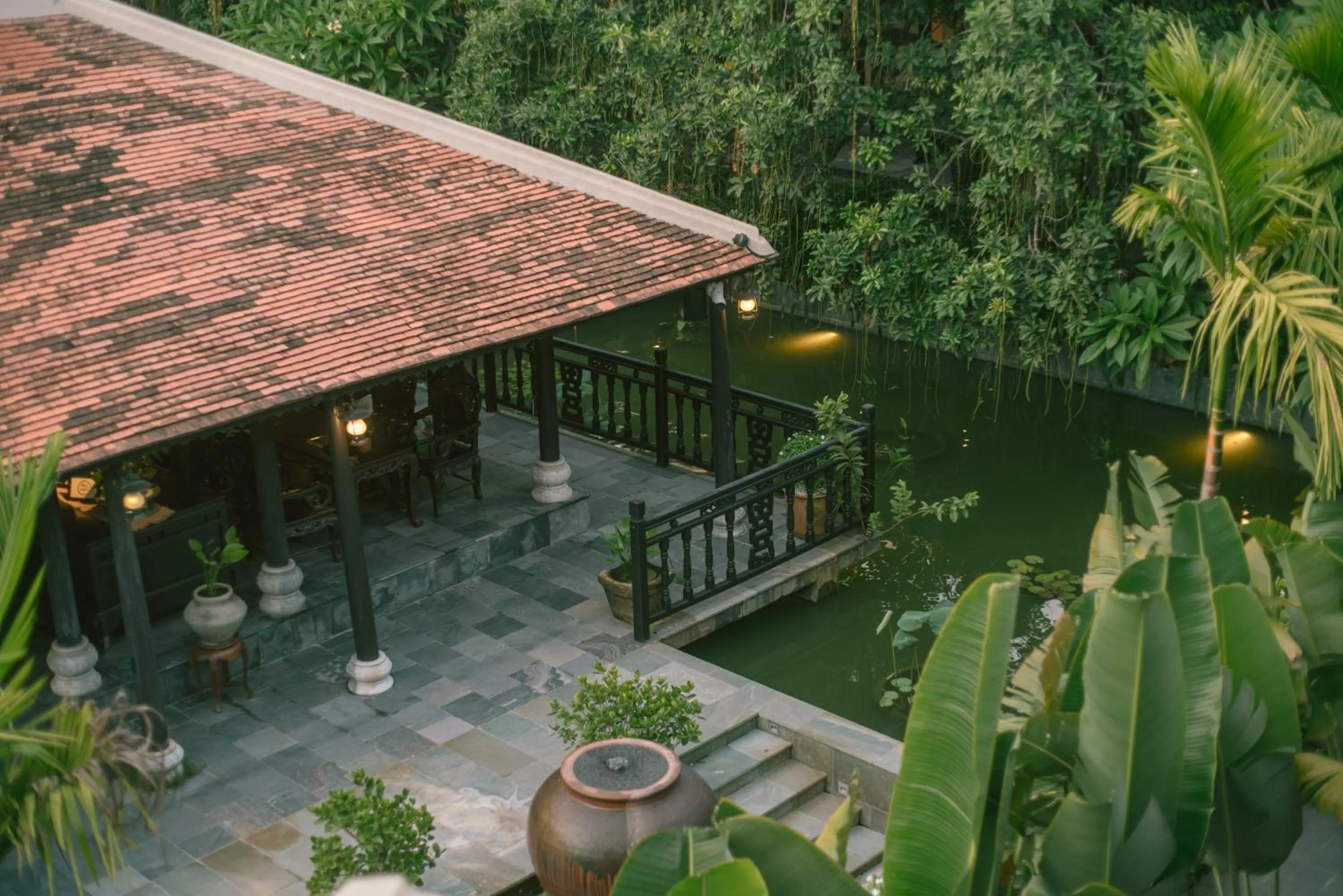 Patio in Sứ Retreat Hoi An - Riverfront Resort