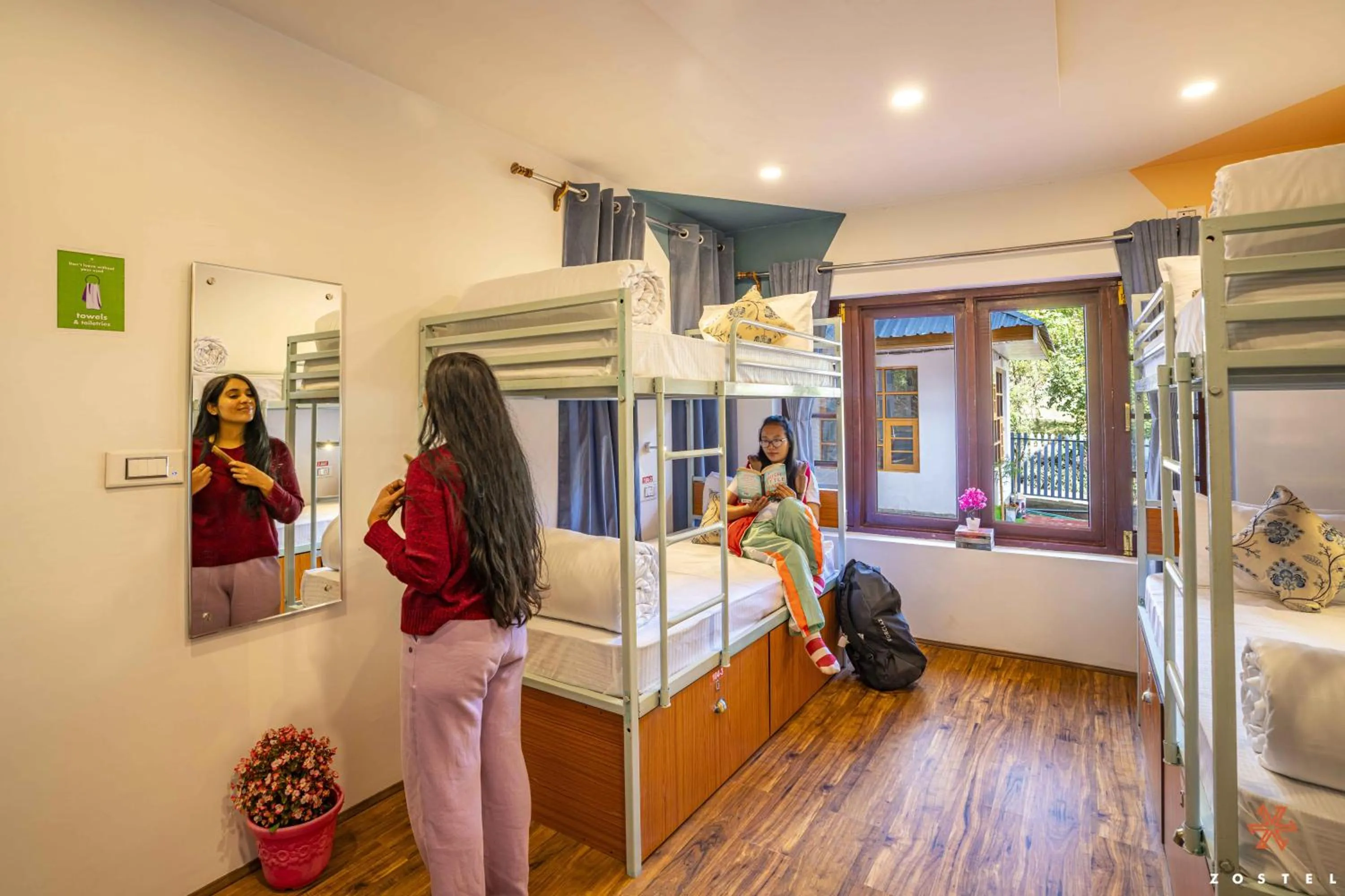 Bed in Zostel Pahalgam