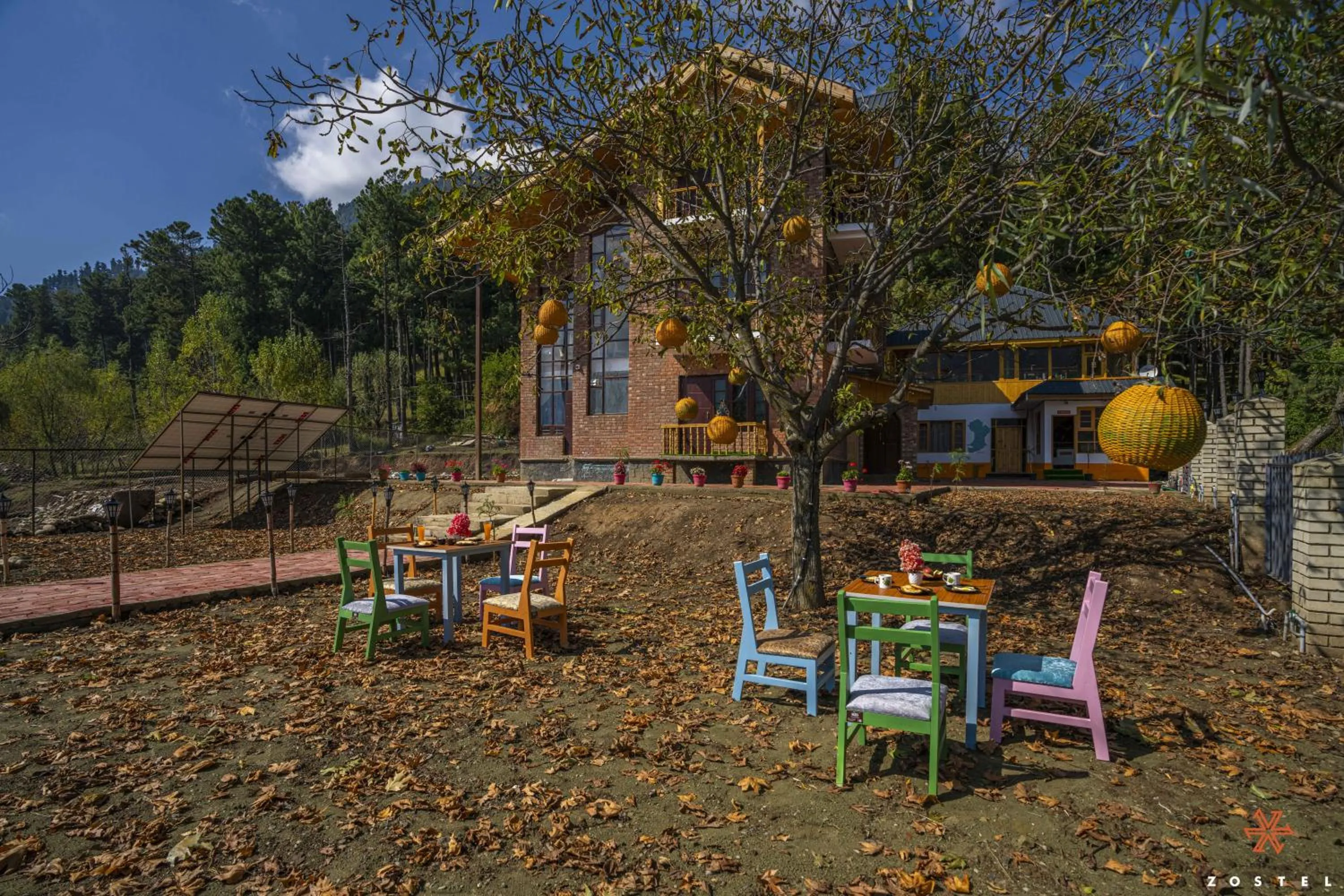 Garden in Zostel Pahalgam