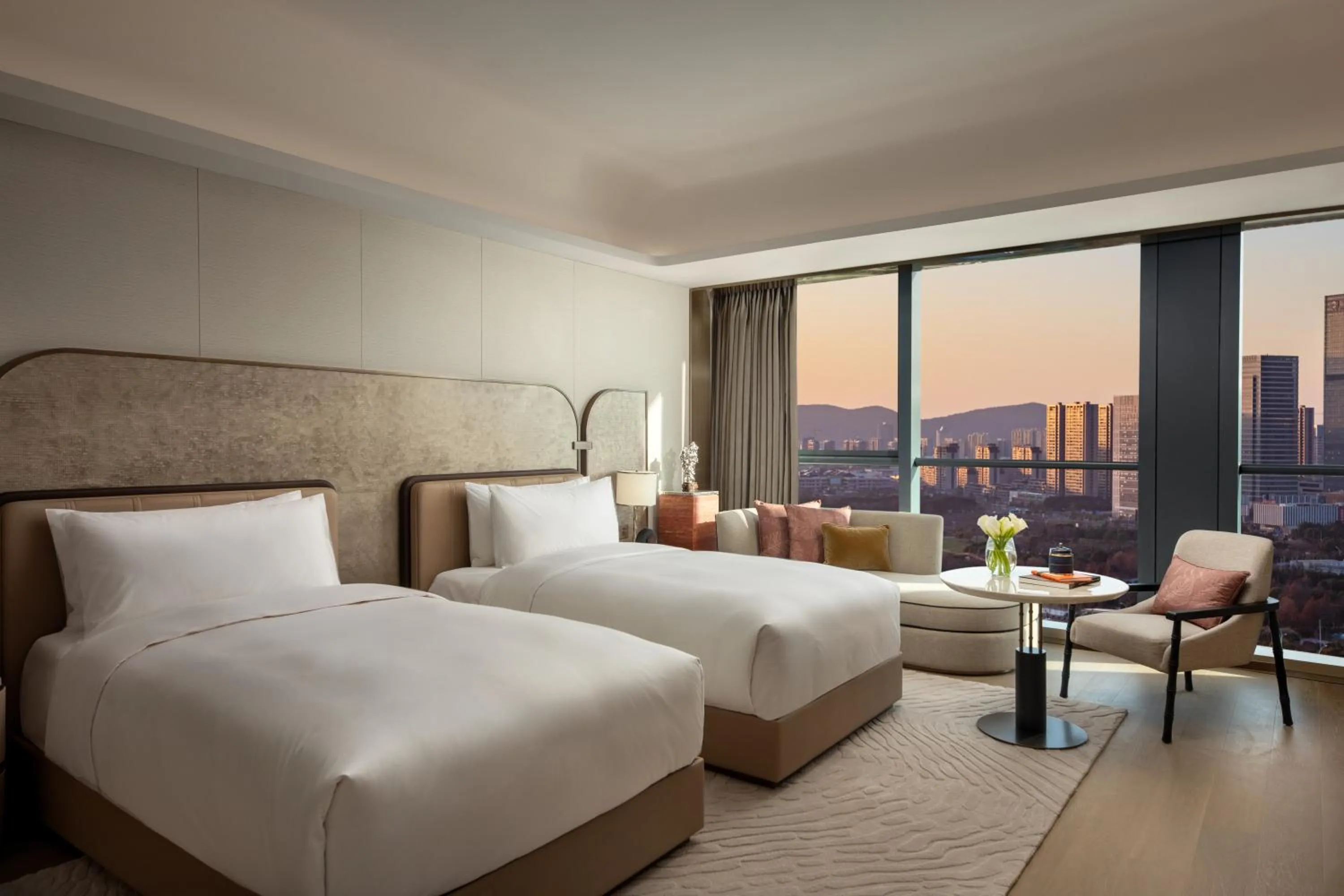 Bed in InterContinental Wuxi Taihu New City by IHG