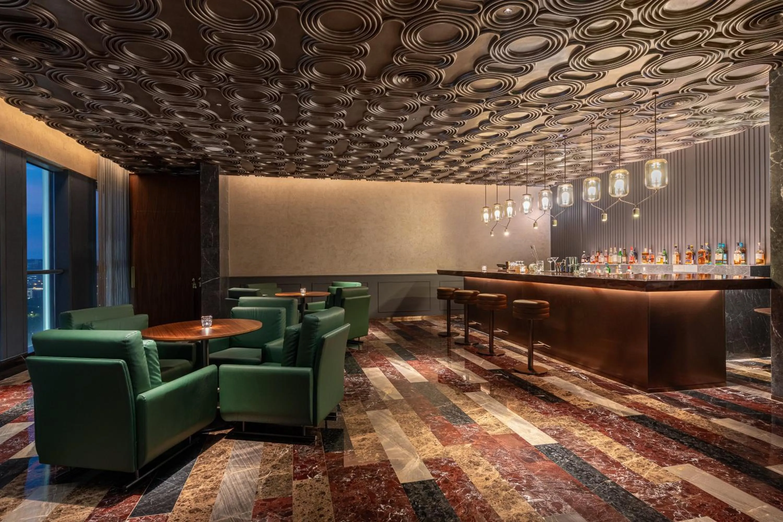 Lounge or bar in InterContinental Wuxi Taihu New City by IHG