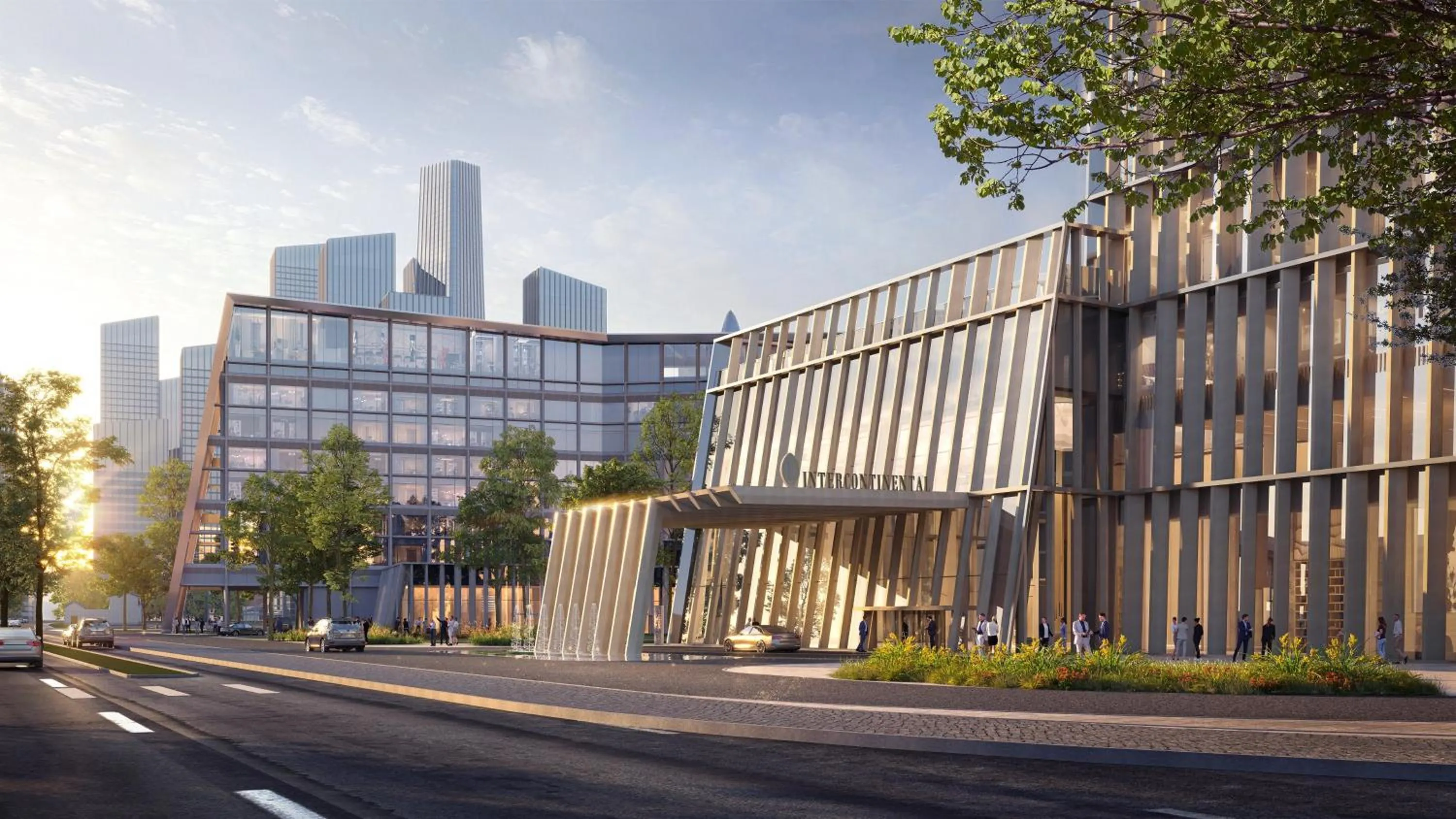 Property building in InterContinental Wuxi Taihu New City by IHG