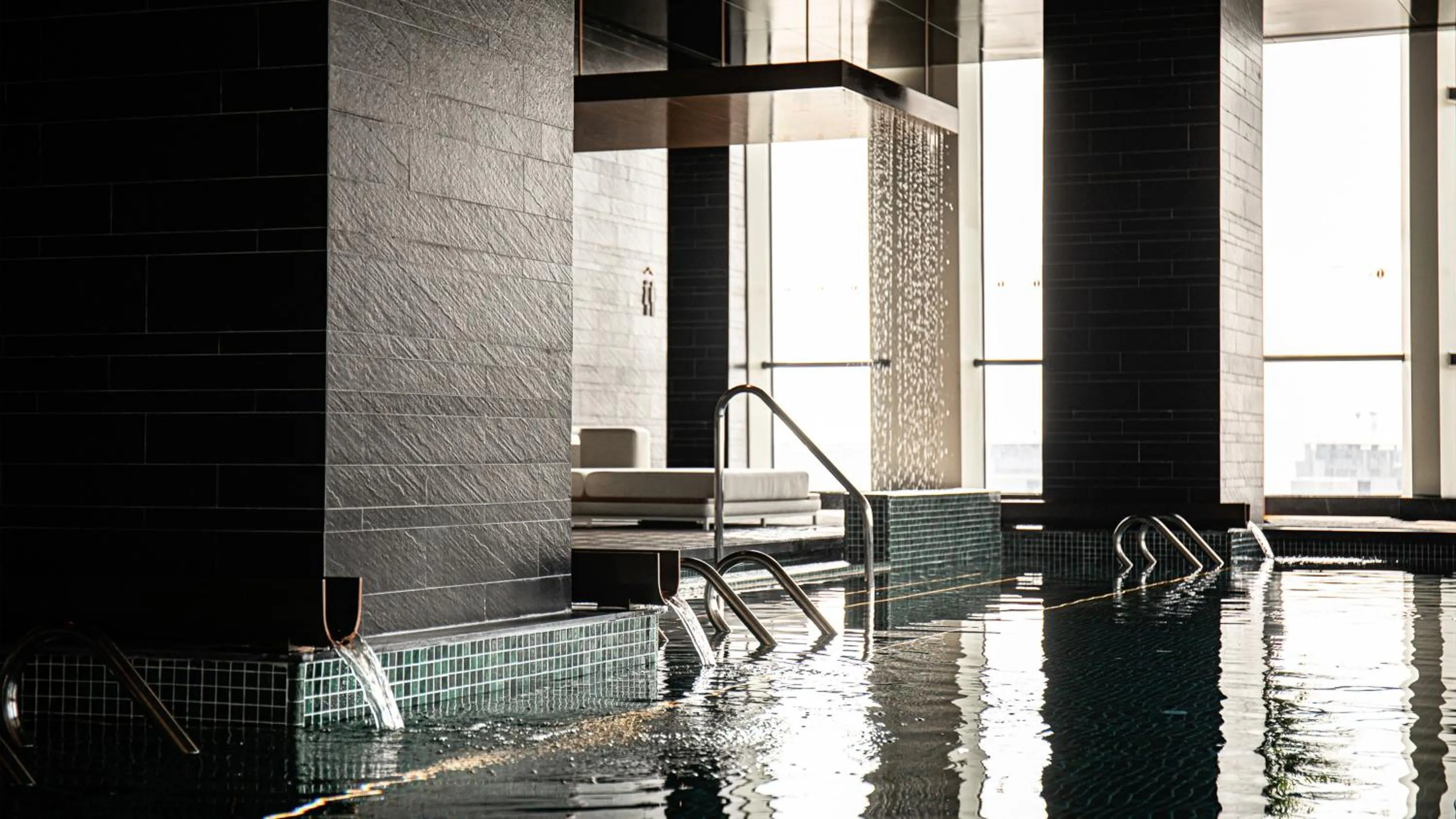Swimming pool in InterContinental Wuxi Taihu New City by IHG