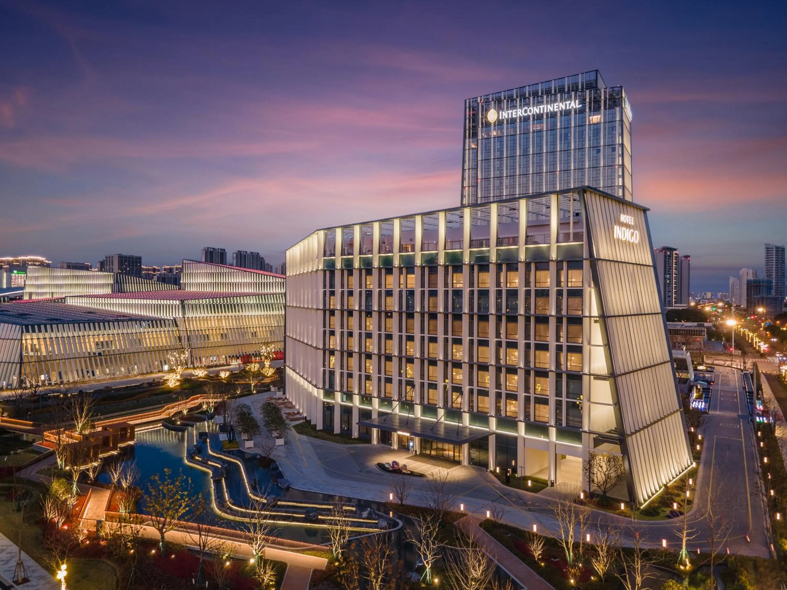 Bird's eye view in Hotel Indigo Wuxi Taihu New City