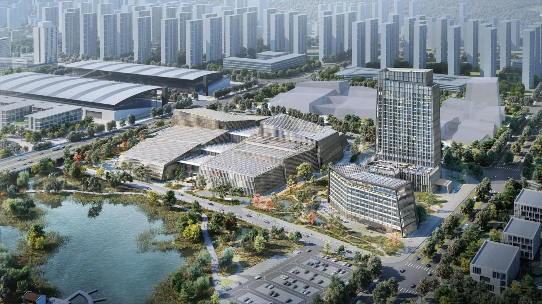 Property building in Hotel Indigo Wuxi Taihu New City