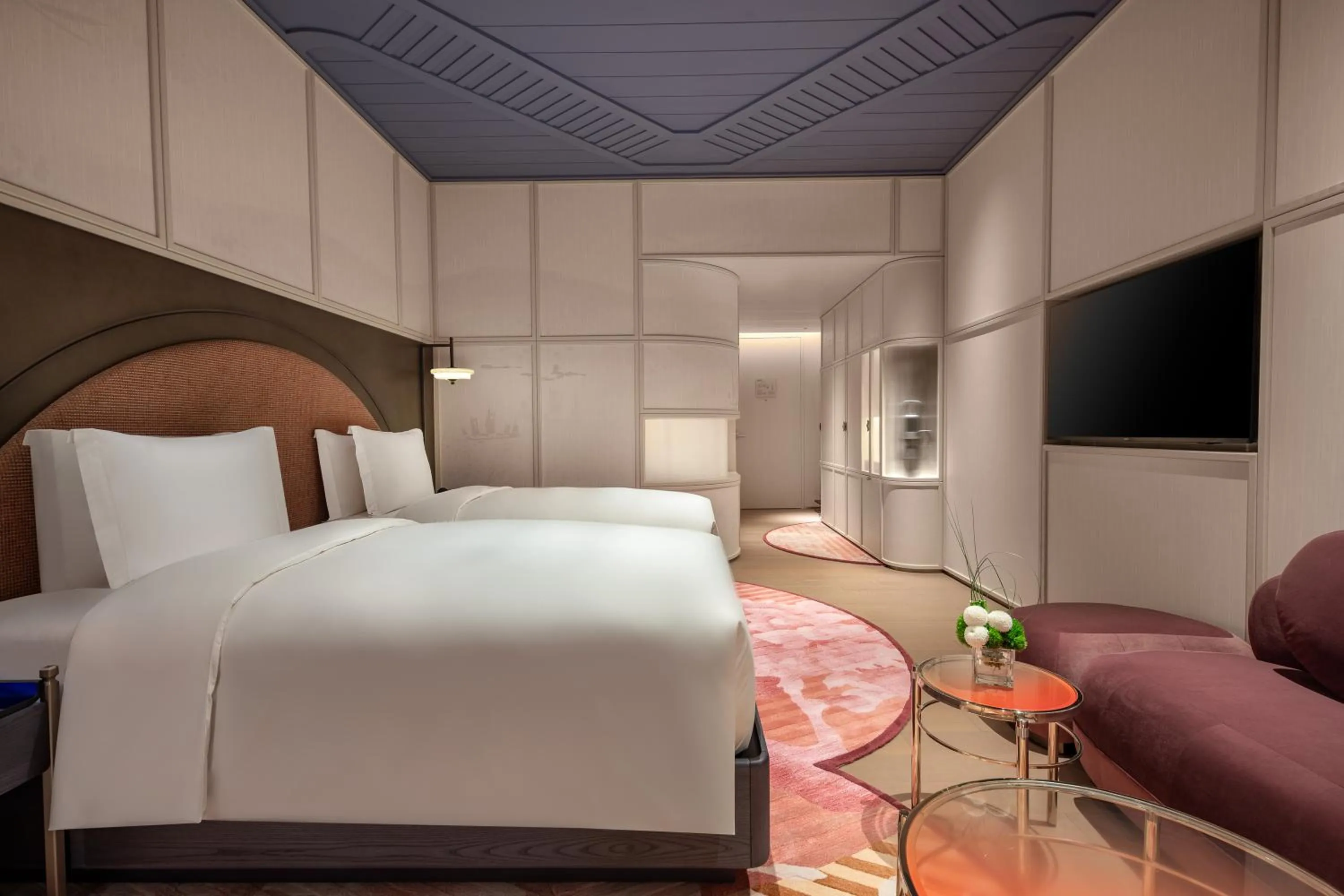 Bed in Hotel Indigo Wuxi Taihu New City