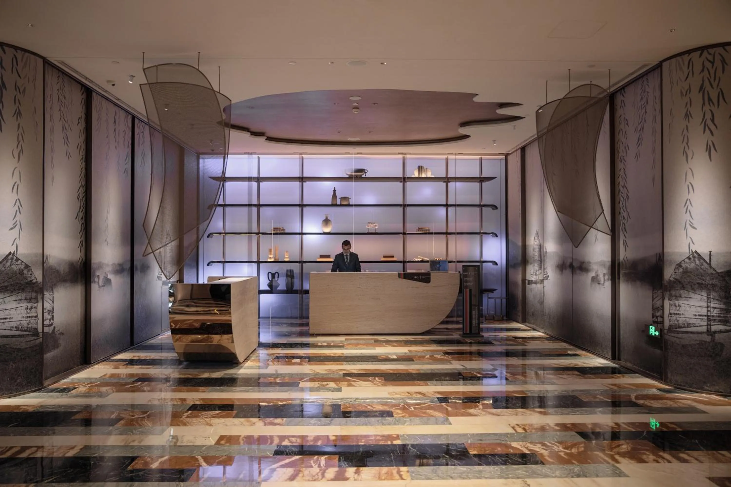 Lobby or reception in Hotel Indigo Wuxi Taihu New City