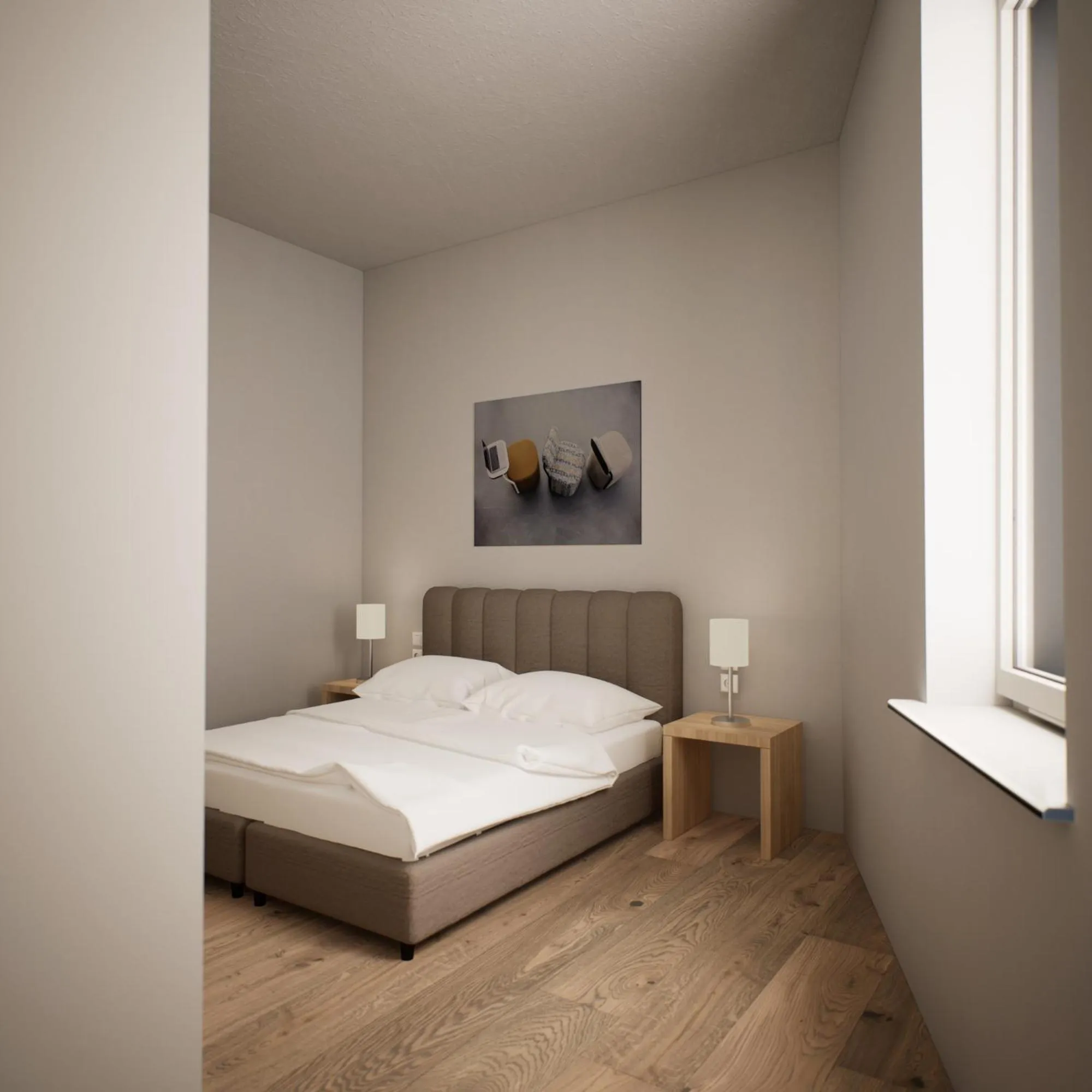 Bed in ADAPT APARTMENT HOTEL Wetzlar
