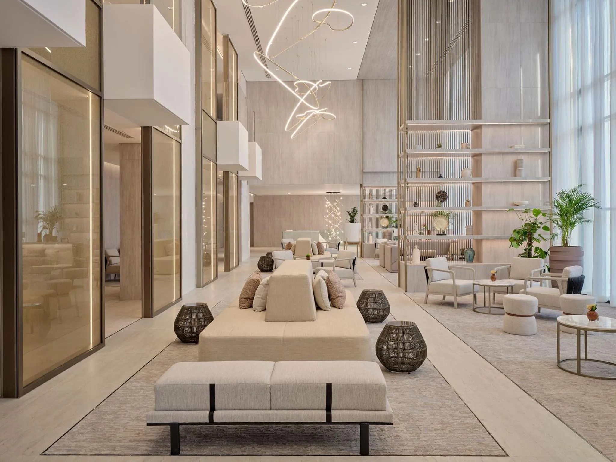 Lobby or reception in Arabella Beach Hotel Kuwait, Vignette Collection by IHG