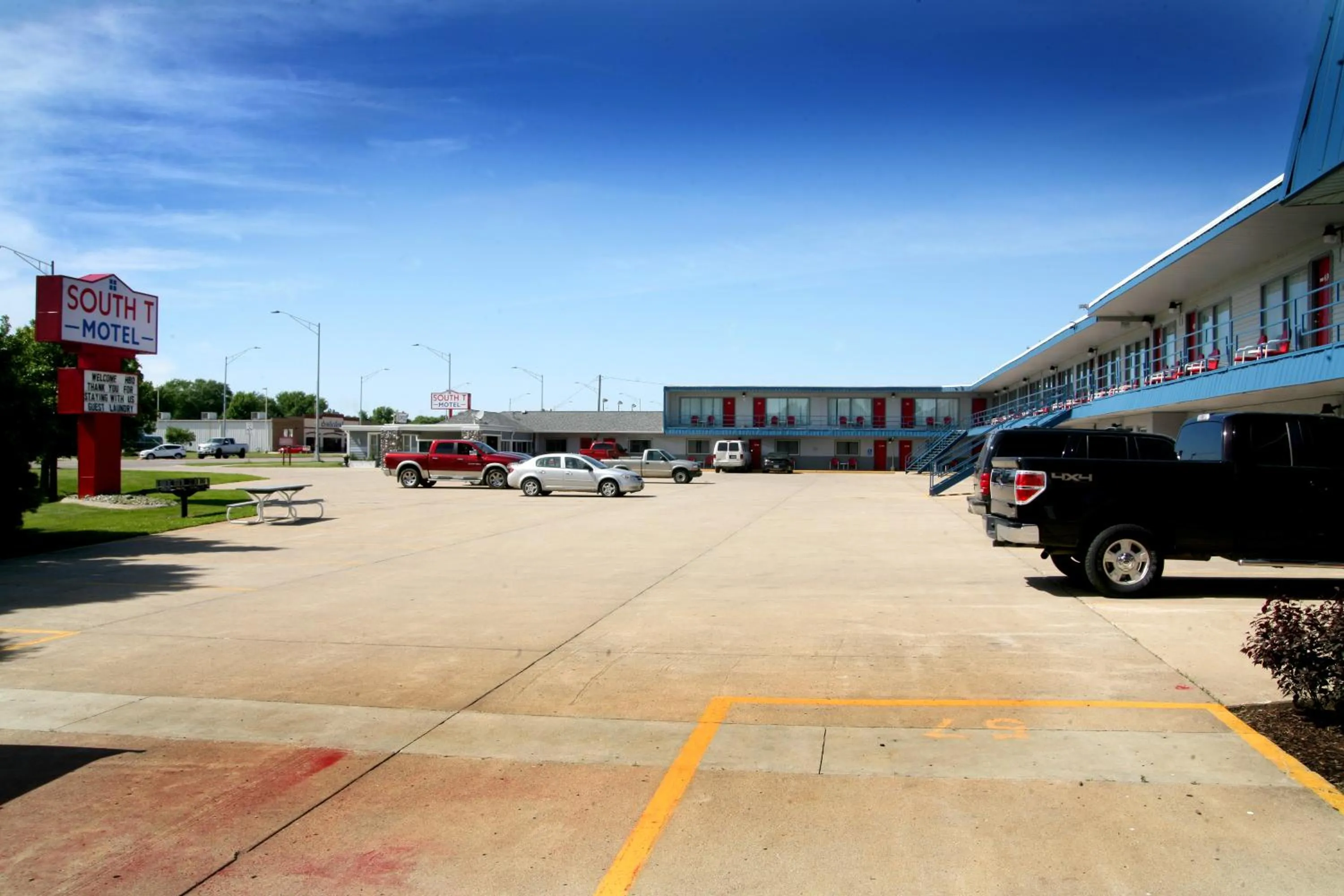 Property building in South T Motel