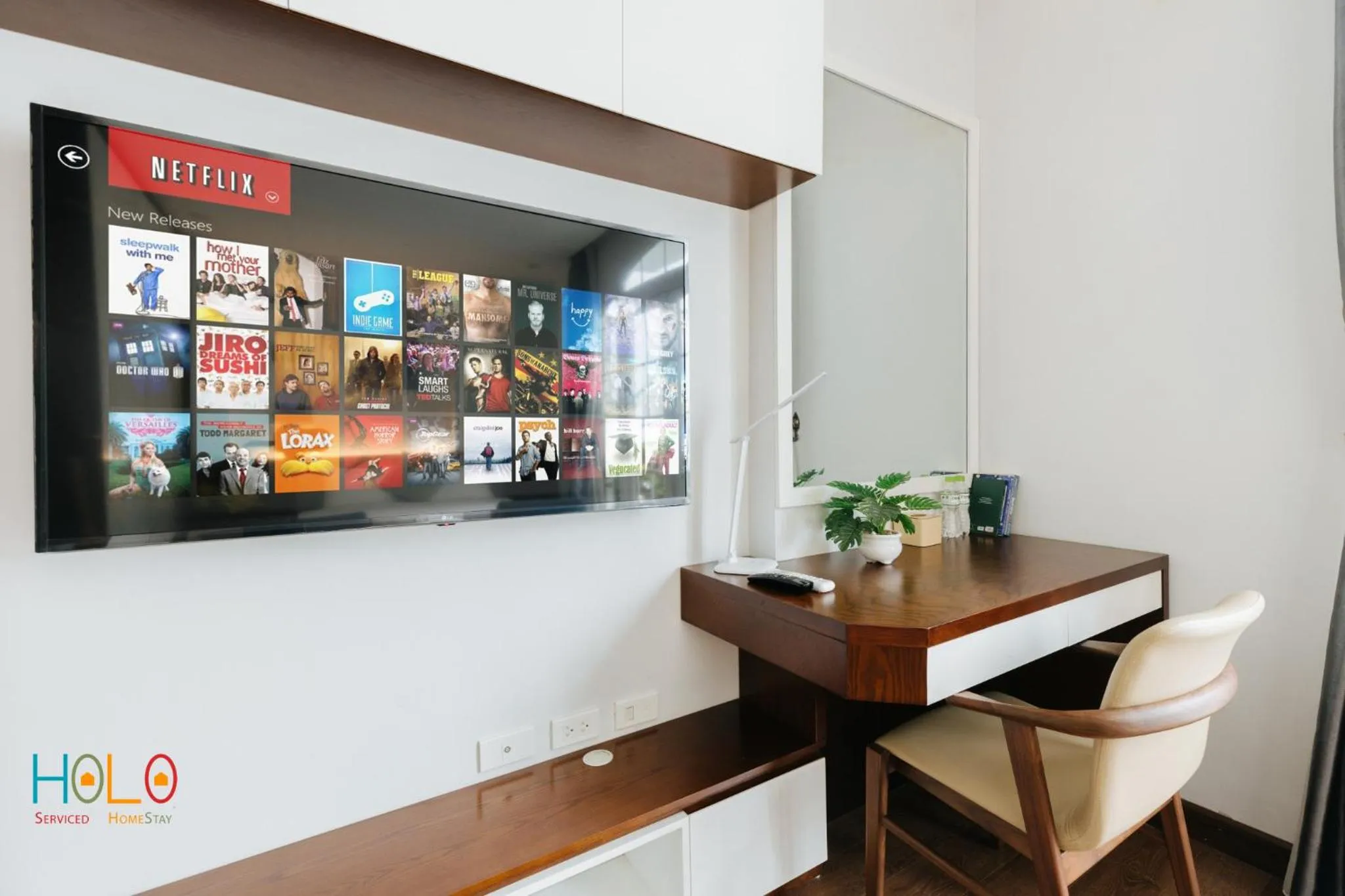 TV and multimedia in HoLo Central Hanoi - Serviced HomeStay