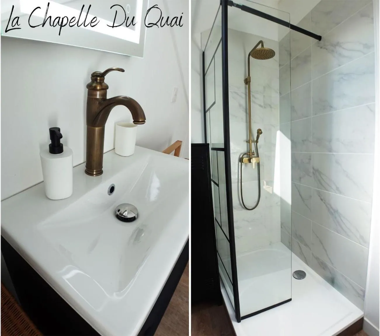 Shower in La Chapelle du Quai