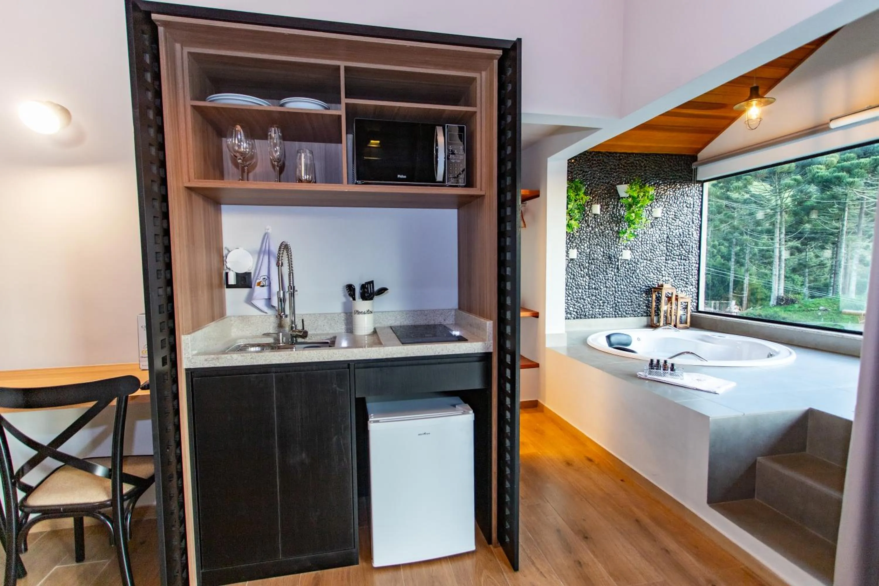 Hot Tub in Chalés Quinta da Boa Vista