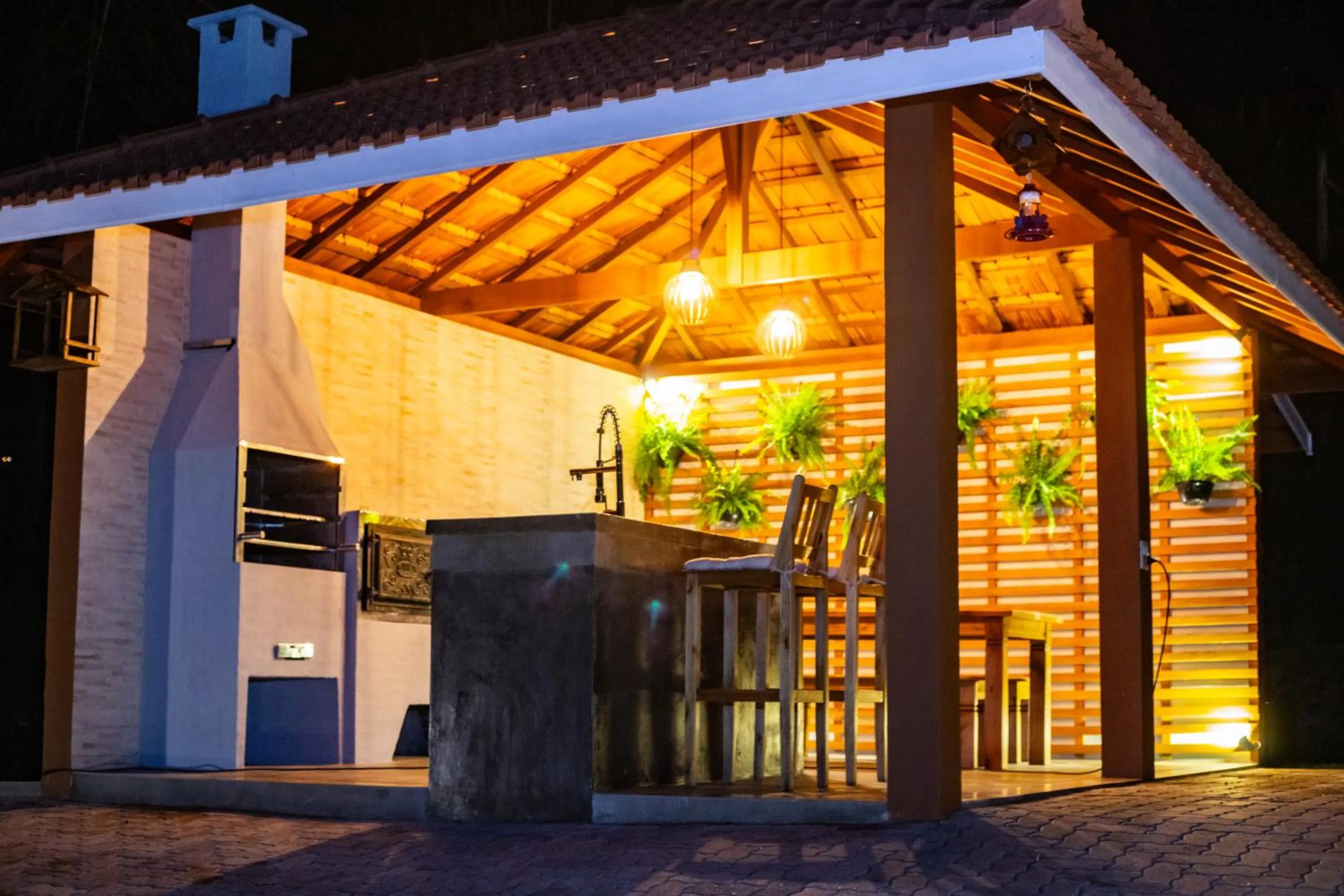 Patio in Chalés Quinta da Boa Vista