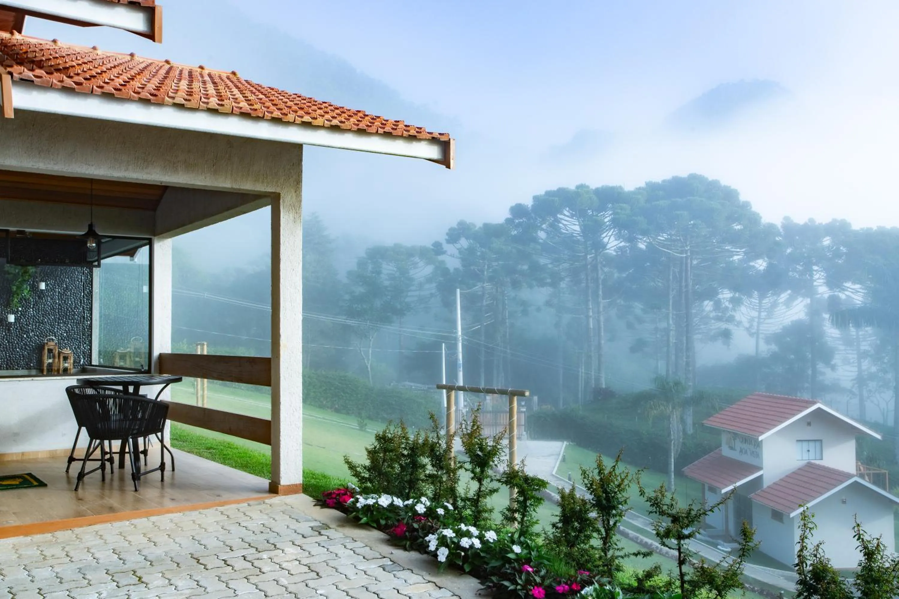 Patio in Chalés Quinta da Boa Vista