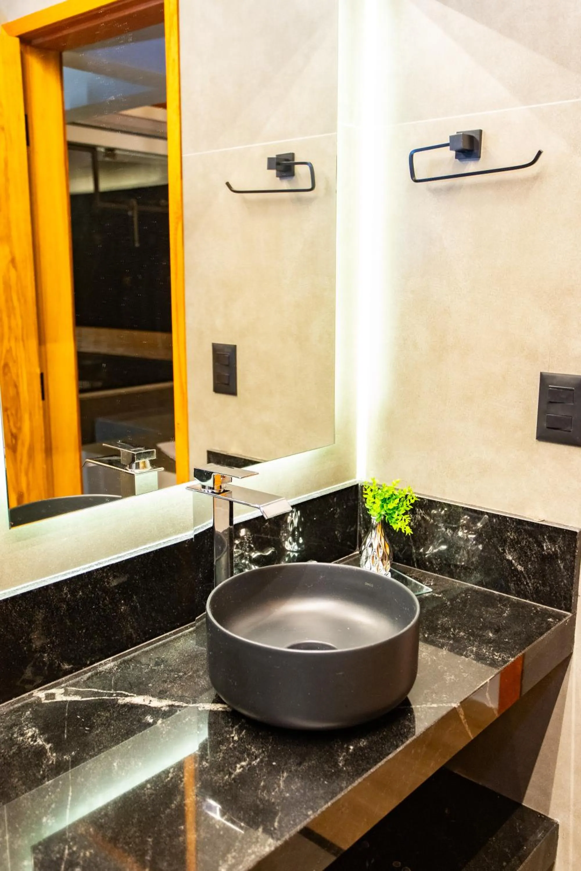 Bathroom in Chalés Quinta da Boa Vista