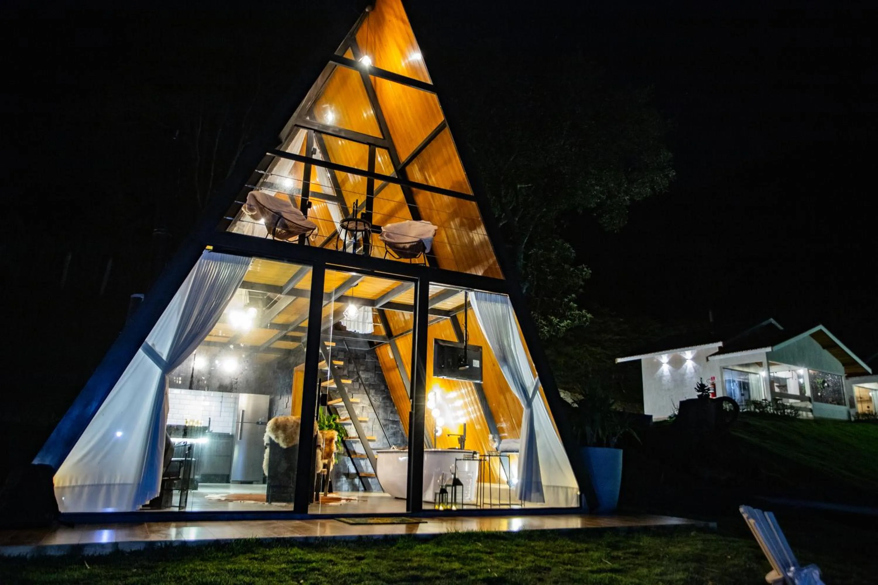 Night in Chalés Quinta da Boa Vista