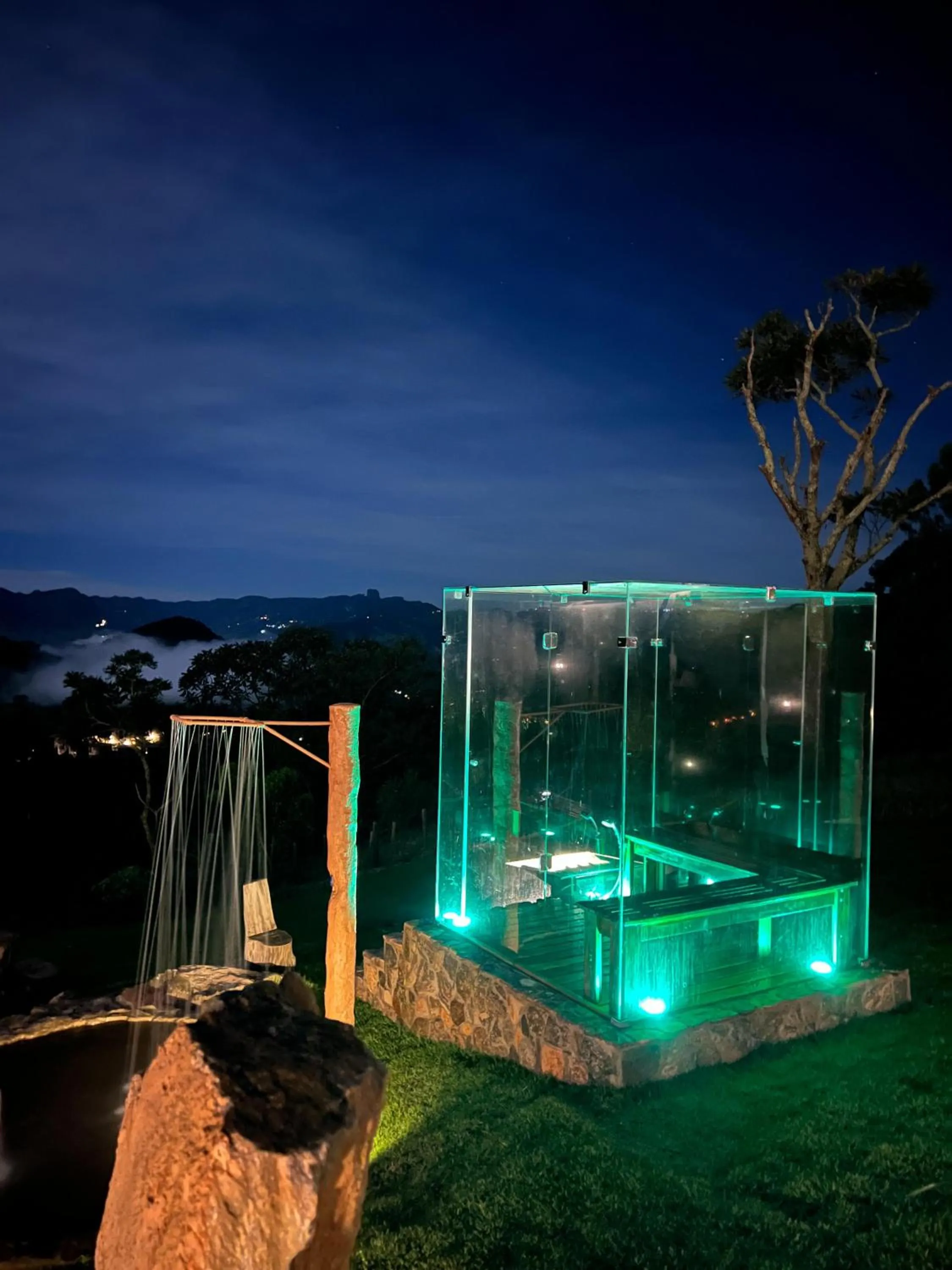 Steam room in Chalés Quinta da Boa Vista