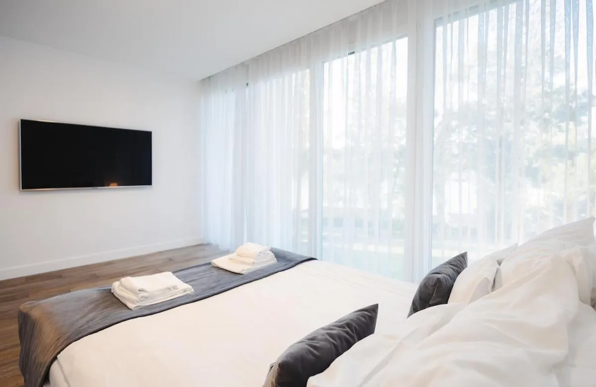 Bed in Lemon Resort Spa