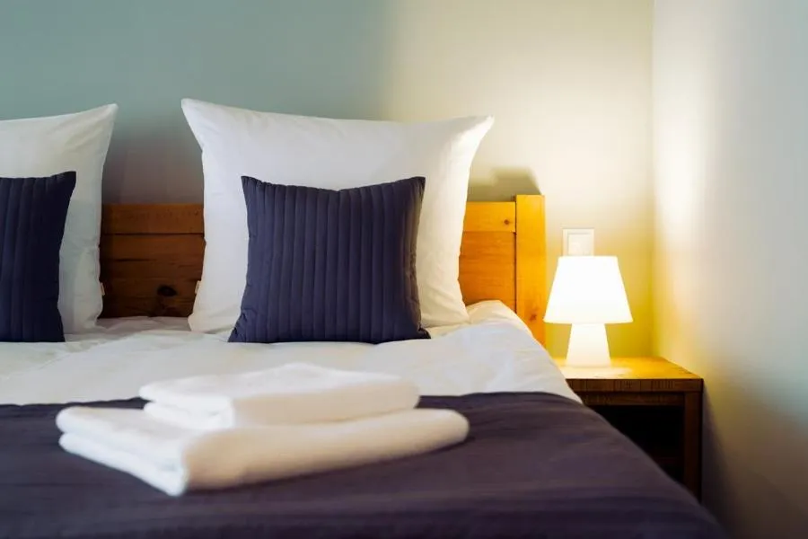 Bed in Lemon Resort Spa