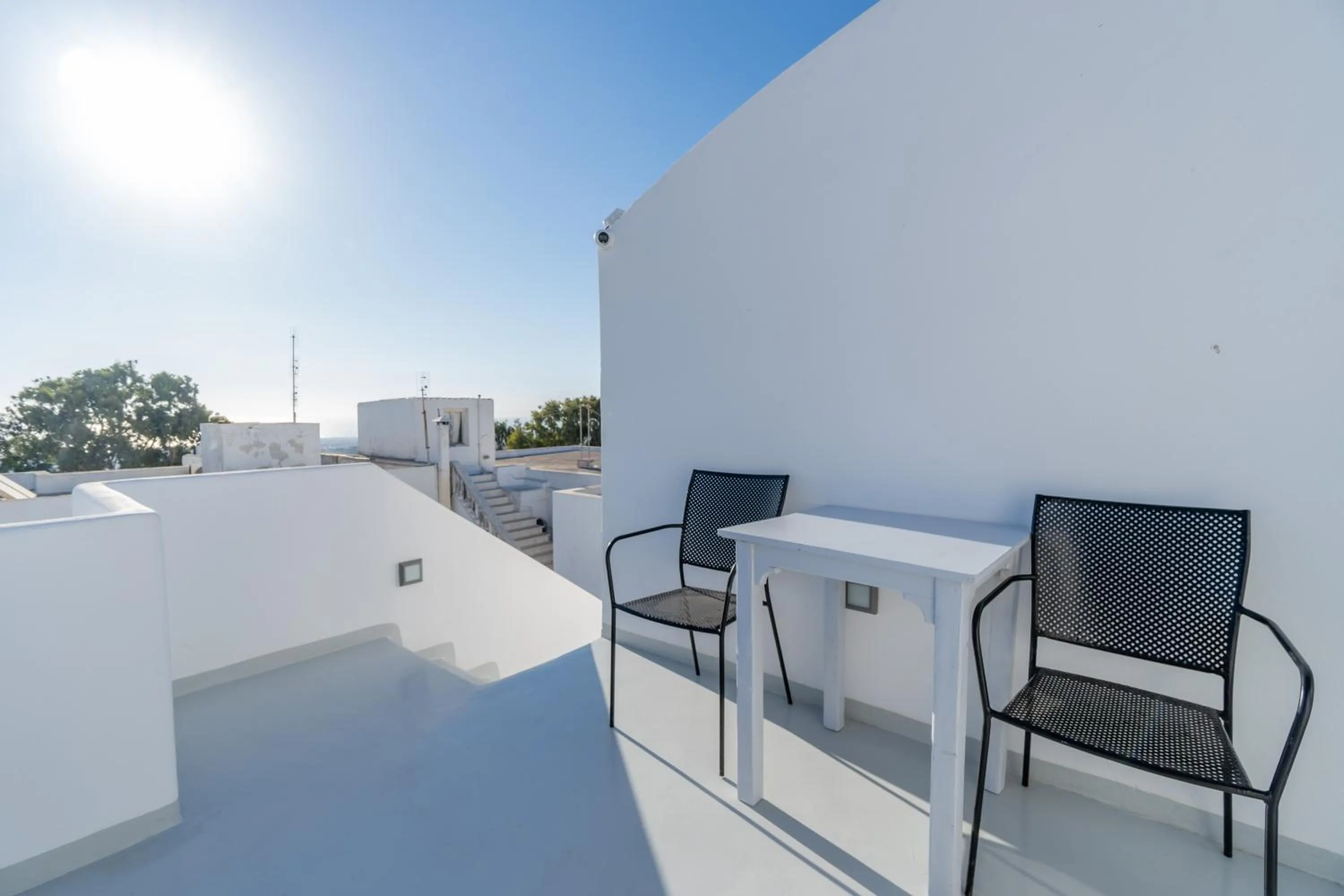Balcony/Terrace in Central Fira Suites