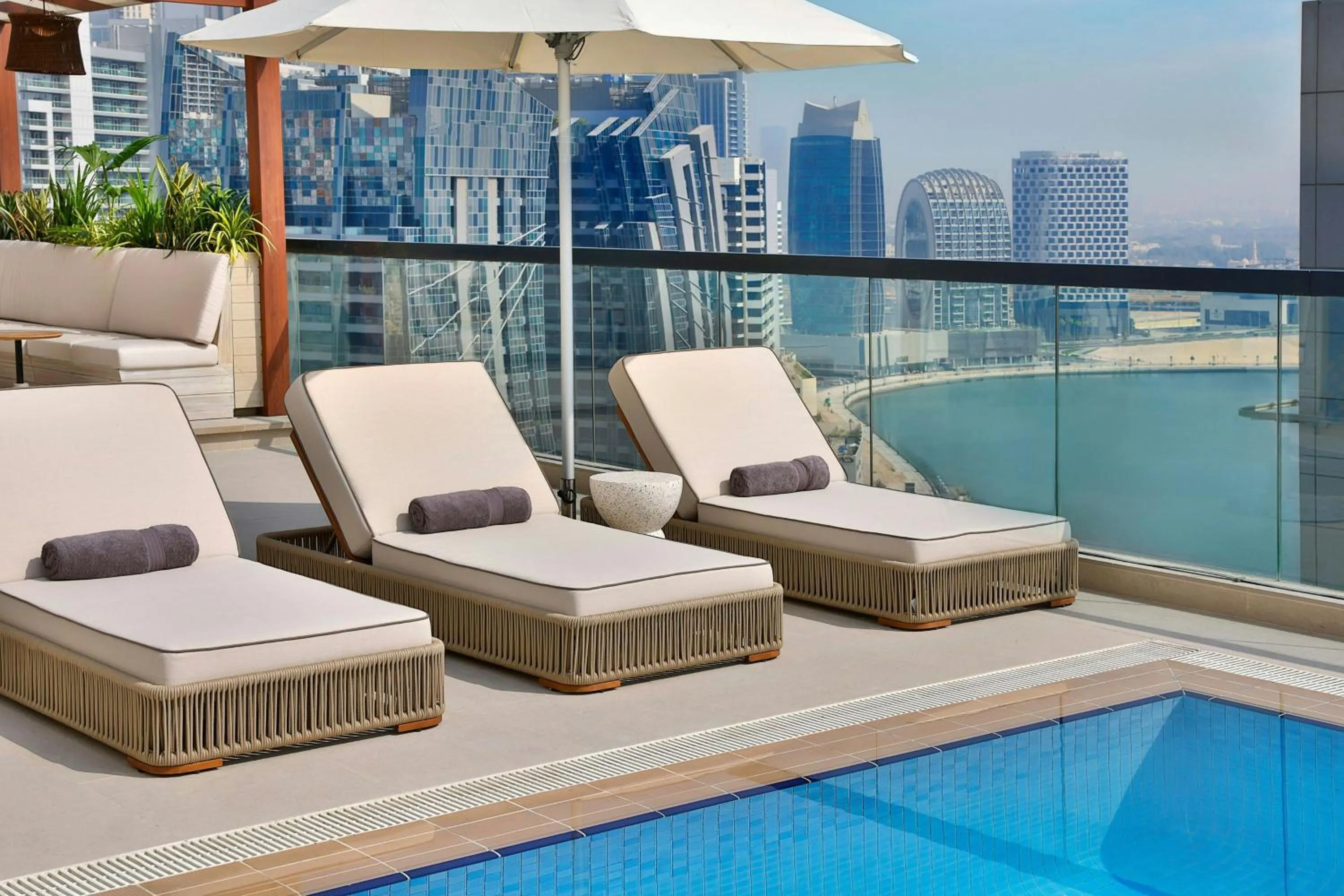 Swimming pool in The First Collection Waterfront, Dubai, a Tribute Portfolio Hotel